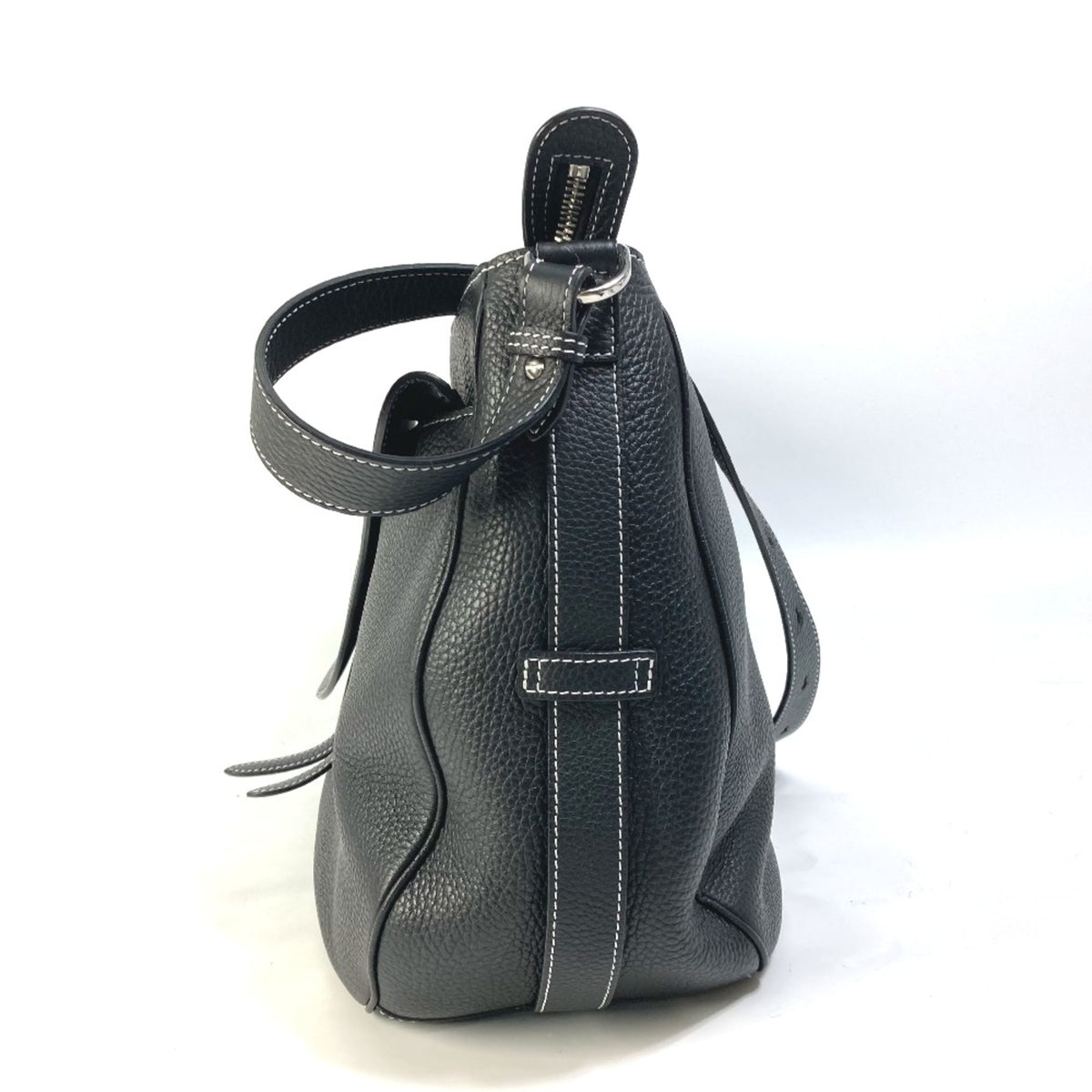 Christian Dior Black Leather Shoulder Bag (Pre-Owned)