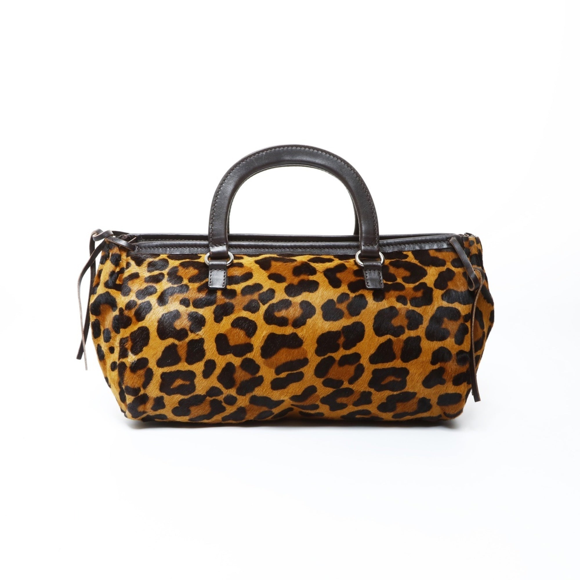 Prada Brown Leather Handbag (Pre-Owned)