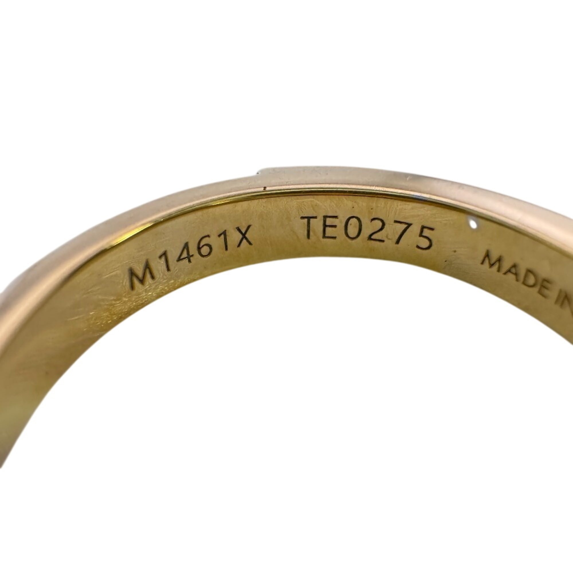 Louis Vuitton Gold Plating Band Ring (Pre-Owned)