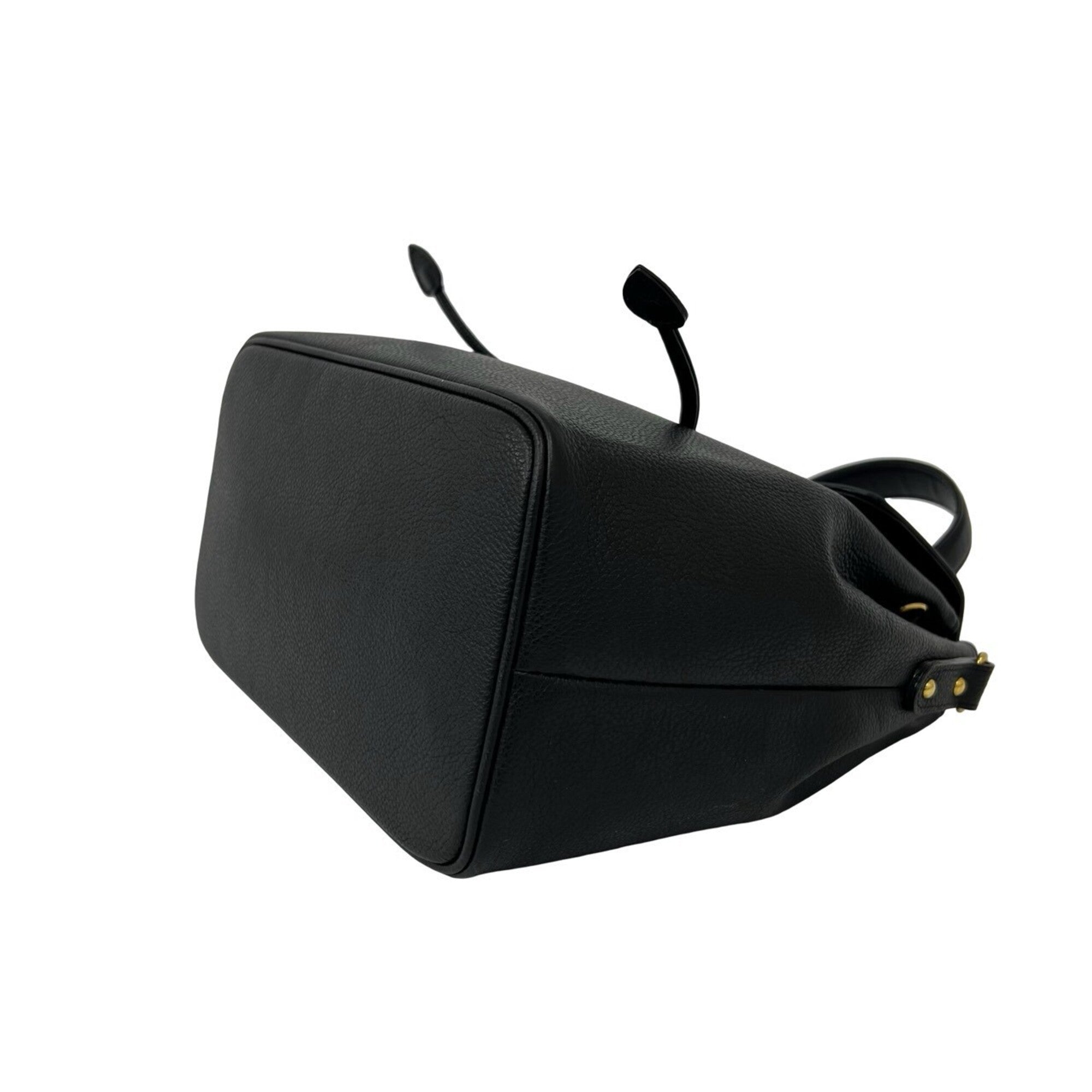 Yves Saint Laurent Black Leather Shoulder Bag (Pre-Owned)