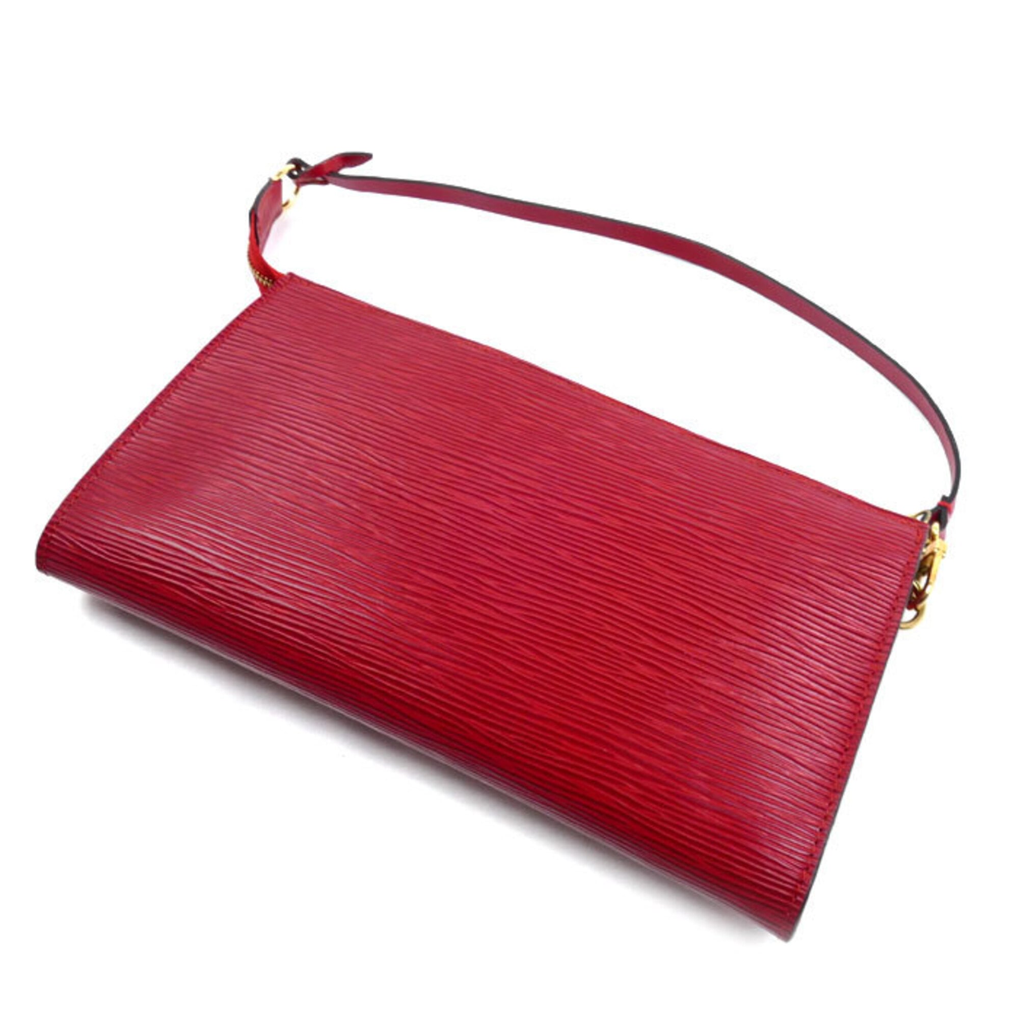 Louis Vuitton Red Color Epi Leather Pouch (Pre-Owned)