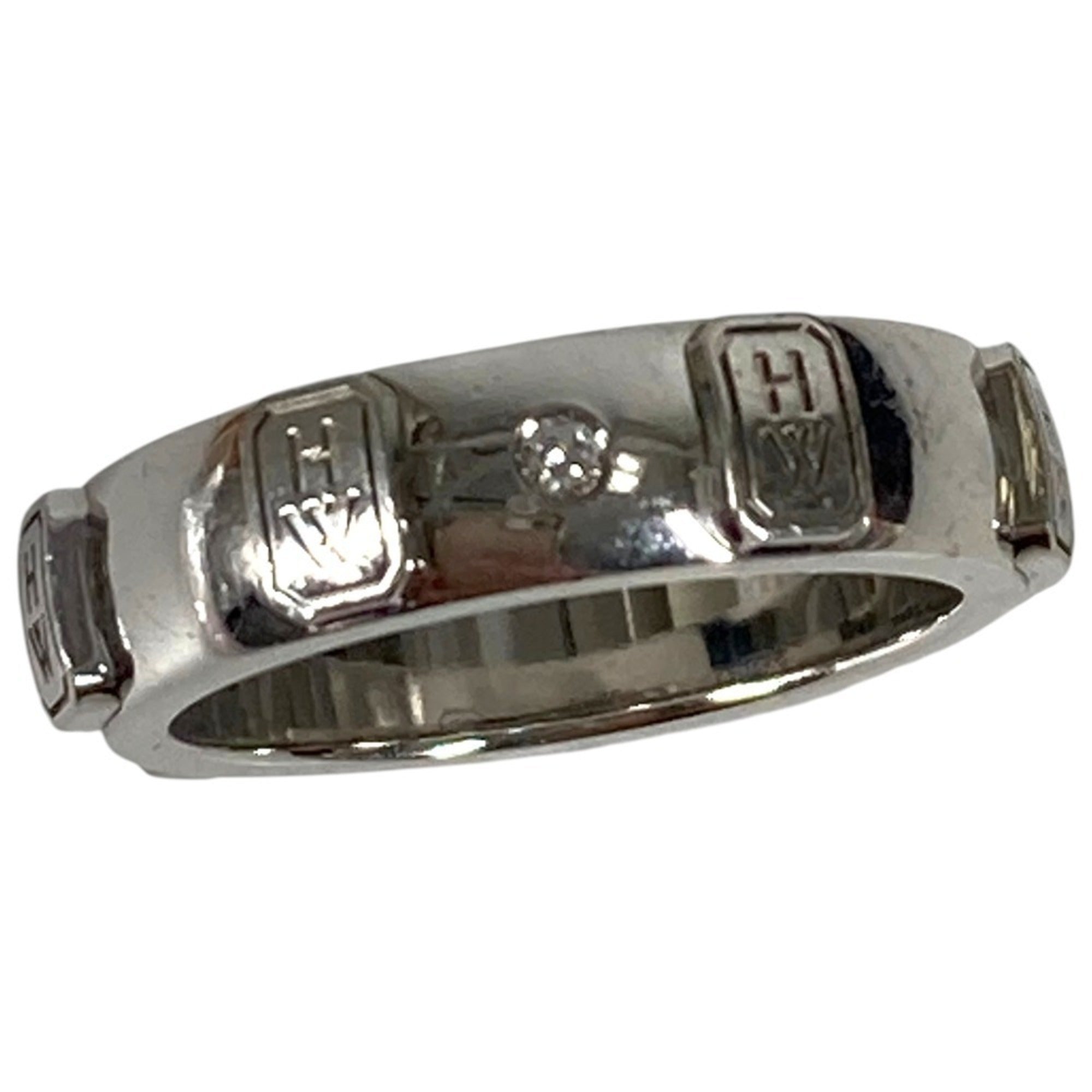 Harry Winston Silver Band Ring (Pre-Owned)