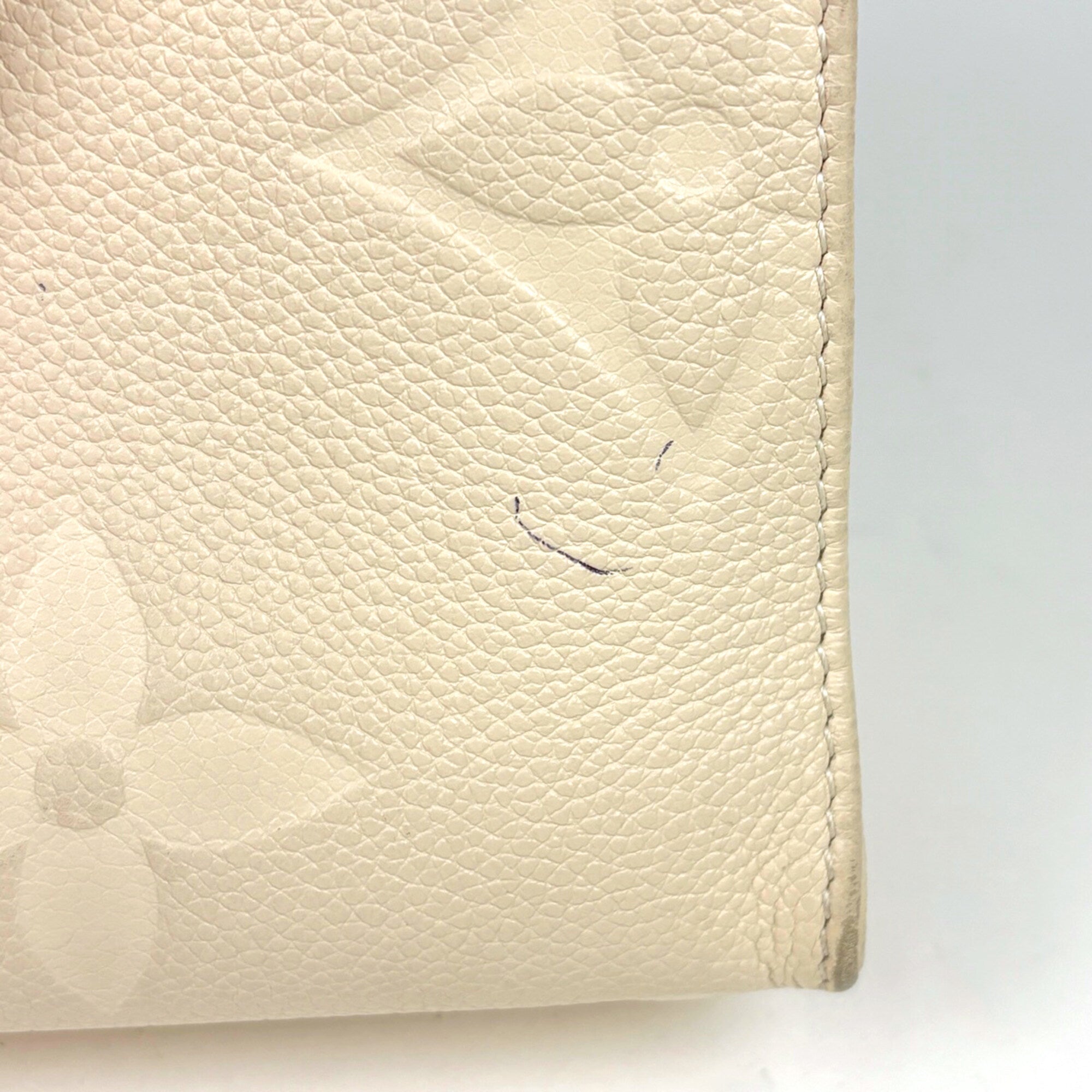 Louis Vuitton Cream Monogram Empreinte Handbag (Pre-Owned)