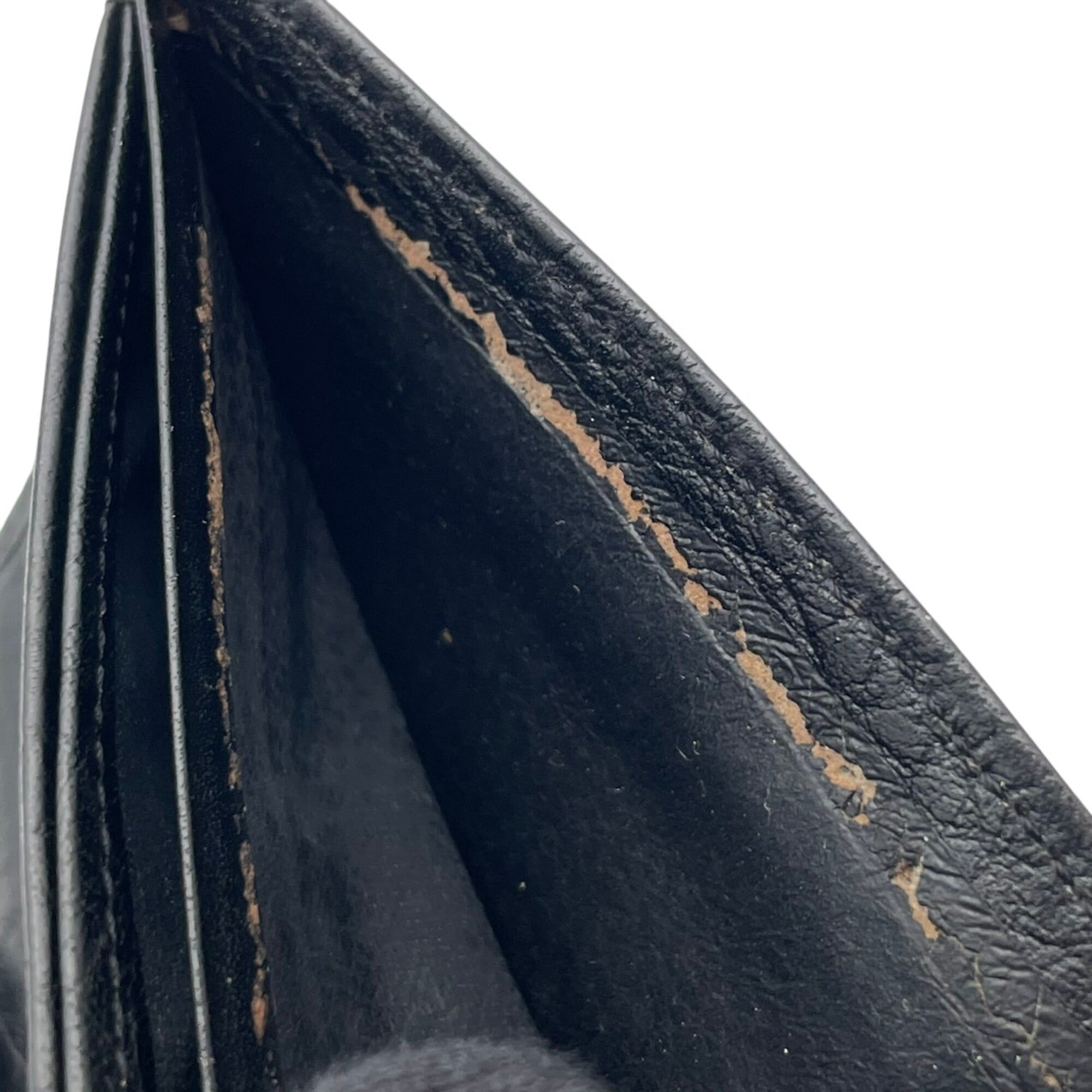 Burberry Black Leather Wallet (Bi-Fold) (Pre-Owned)