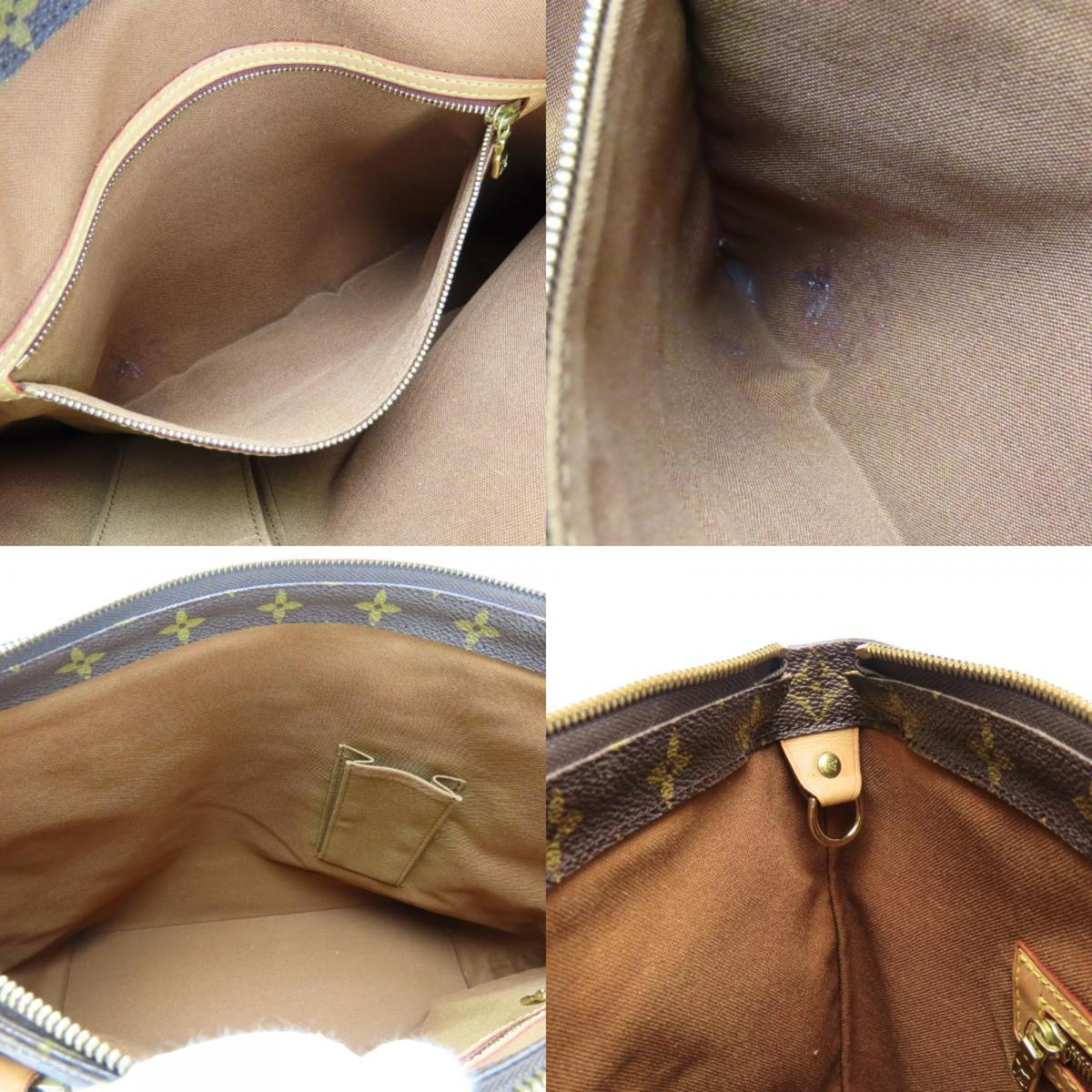 Louis Vuitton Brown Monogram Leather Tote Bag (Pre-Owned)