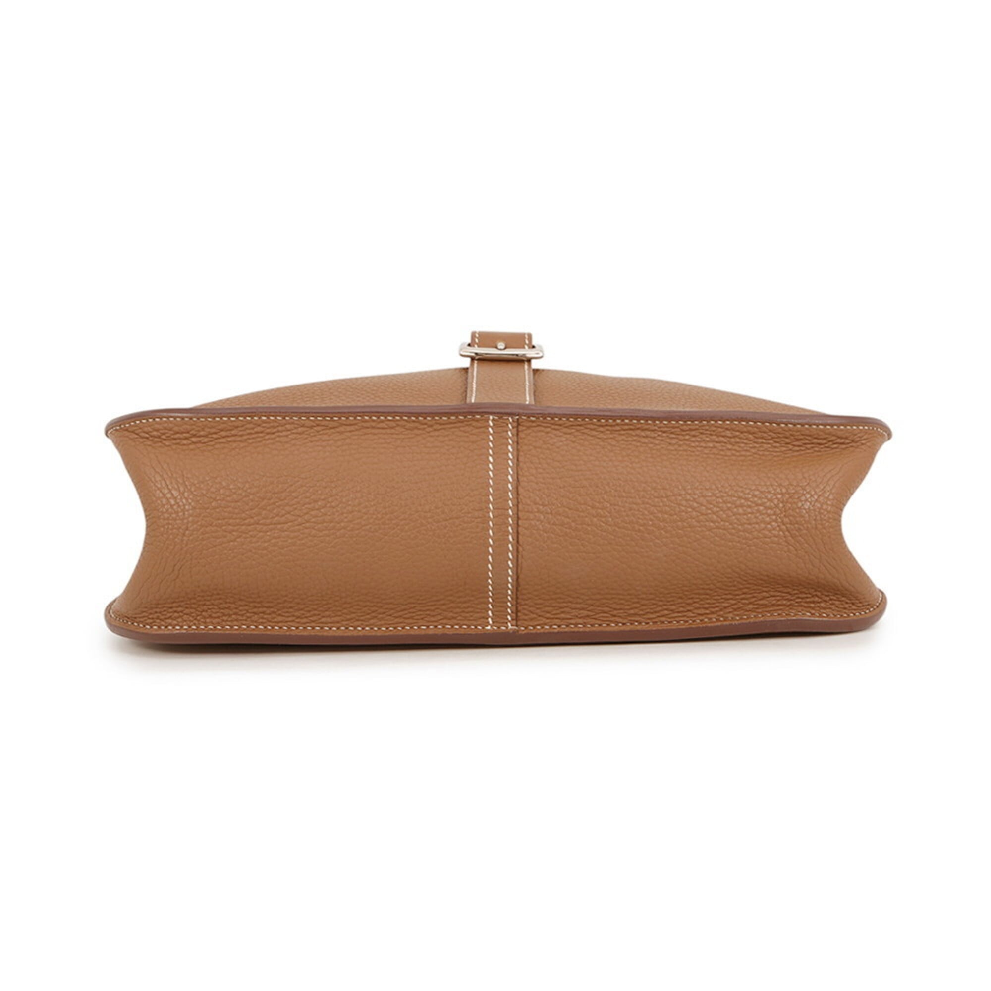 Hermes Kara Alezan Taurillon Clemence Leather Handbag (Pre-Owned)