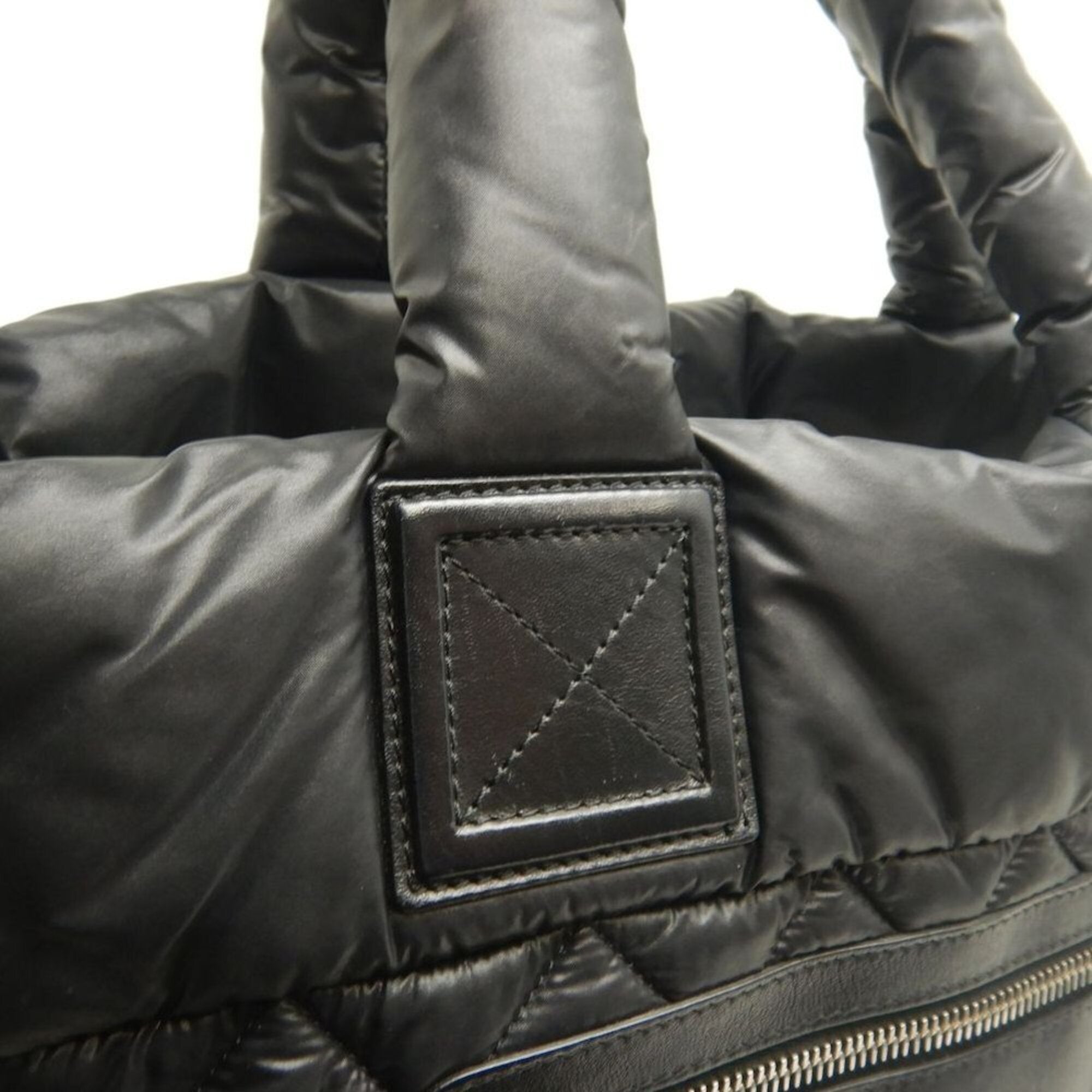 Chanel Coco Cocoon Black Nylon Tote Bag (Pre-Owned)
