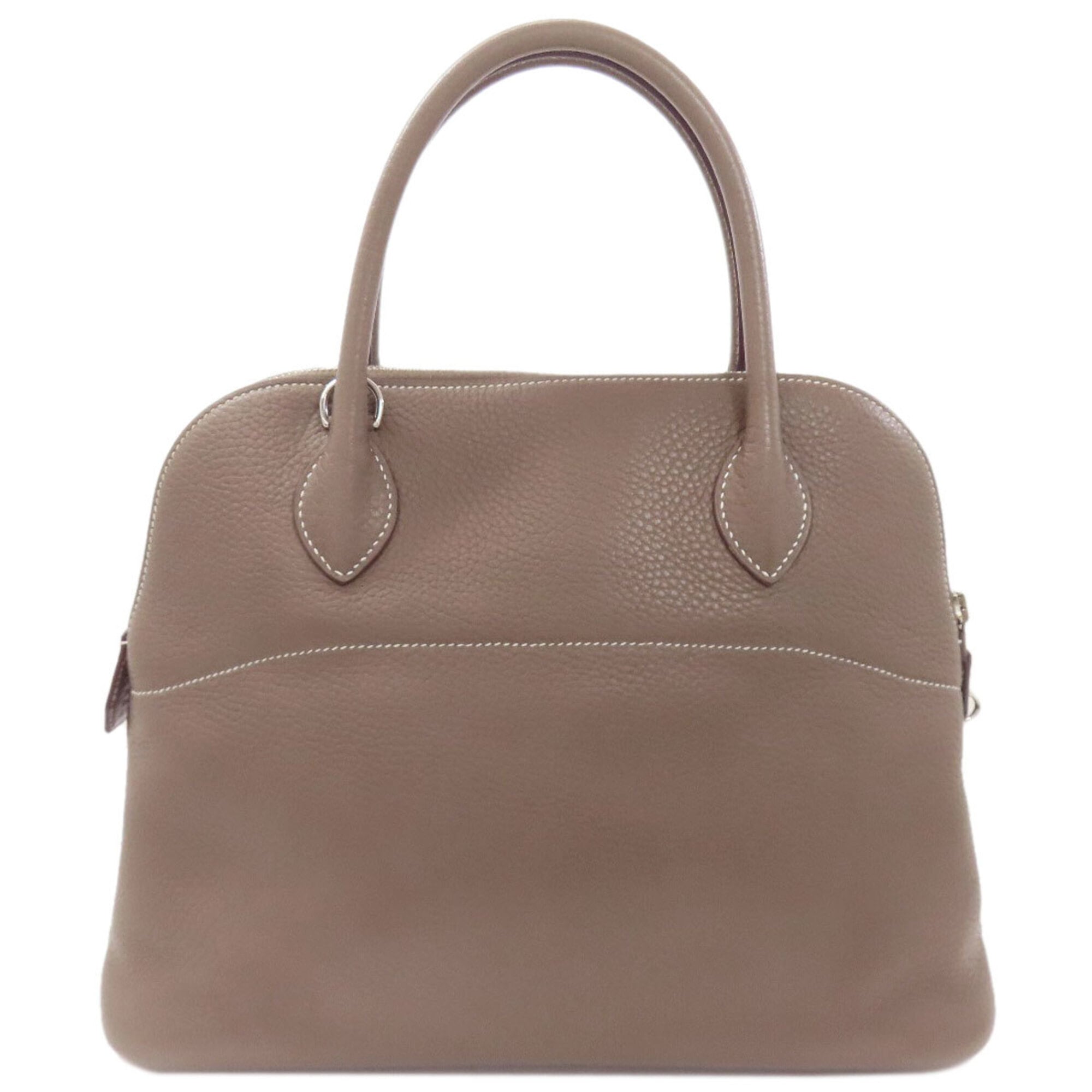 Hermes Bolide Etoupe Gray Handbag (Pre-Owned)