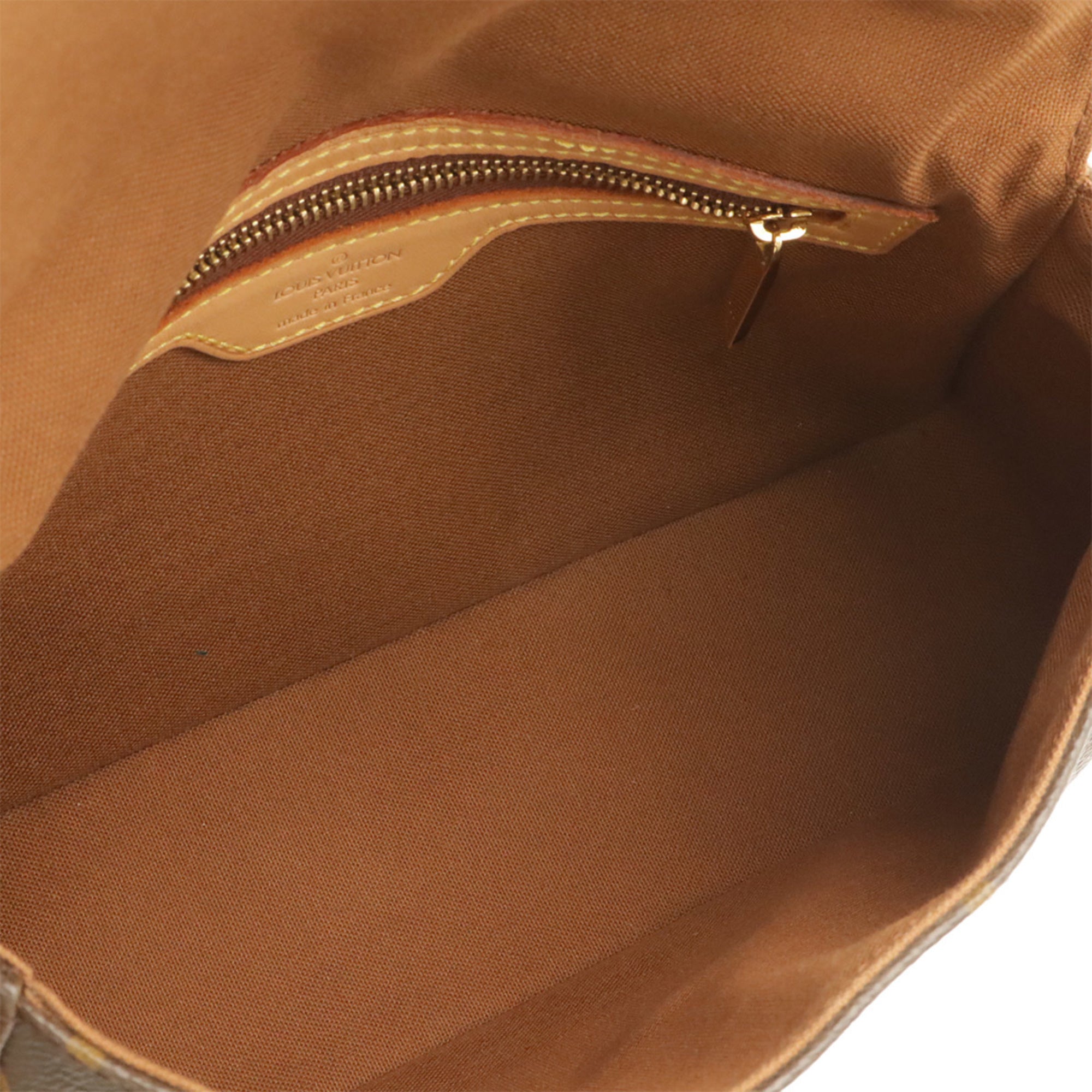 Louis Vuitton Brown Monogram Canvas Handbag Shoulder Bag (Pre-Owned)