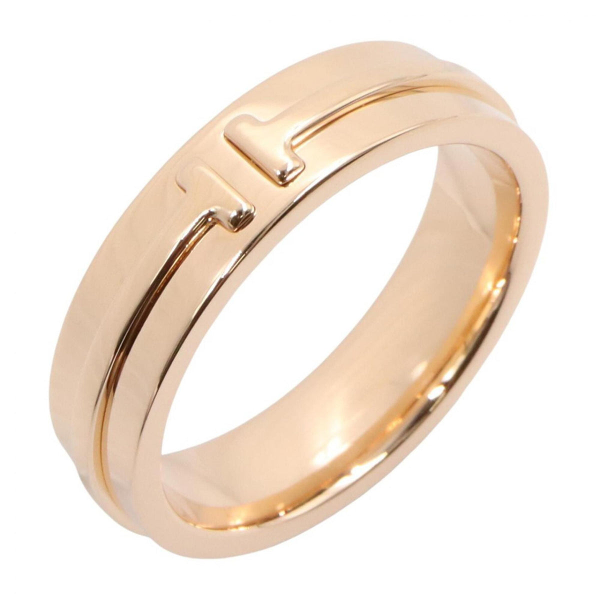 Tiffany Gold Pink Gold (18K) Band Ring (Pre-Owned)