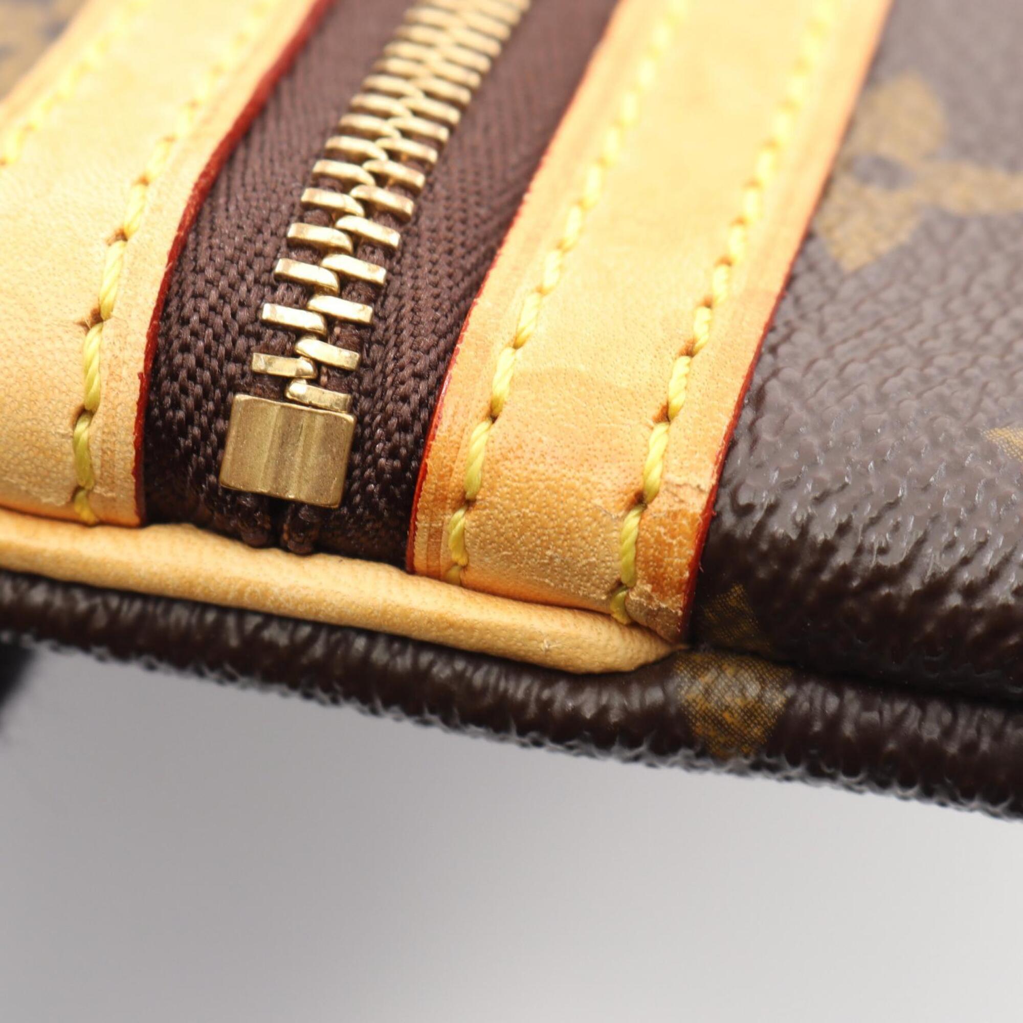 Louis Vuitton Brown Pvc Leather Handbag Shoulder Bag (Pre-Owned)