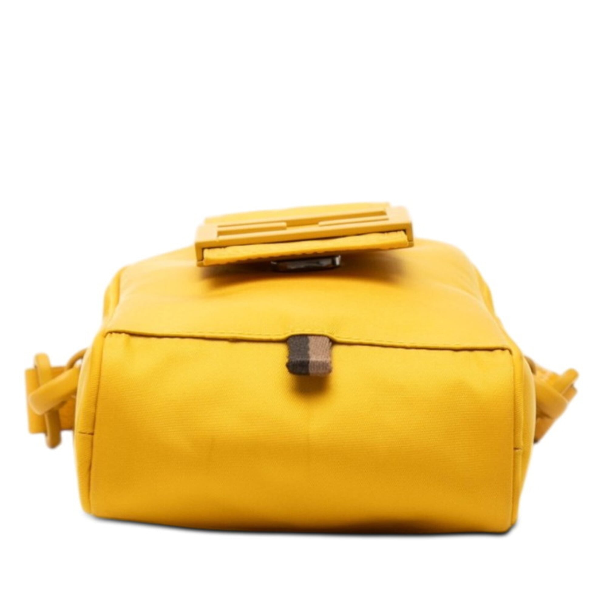 Fendi Yellow Nylon Pouch (Pre-Owned)