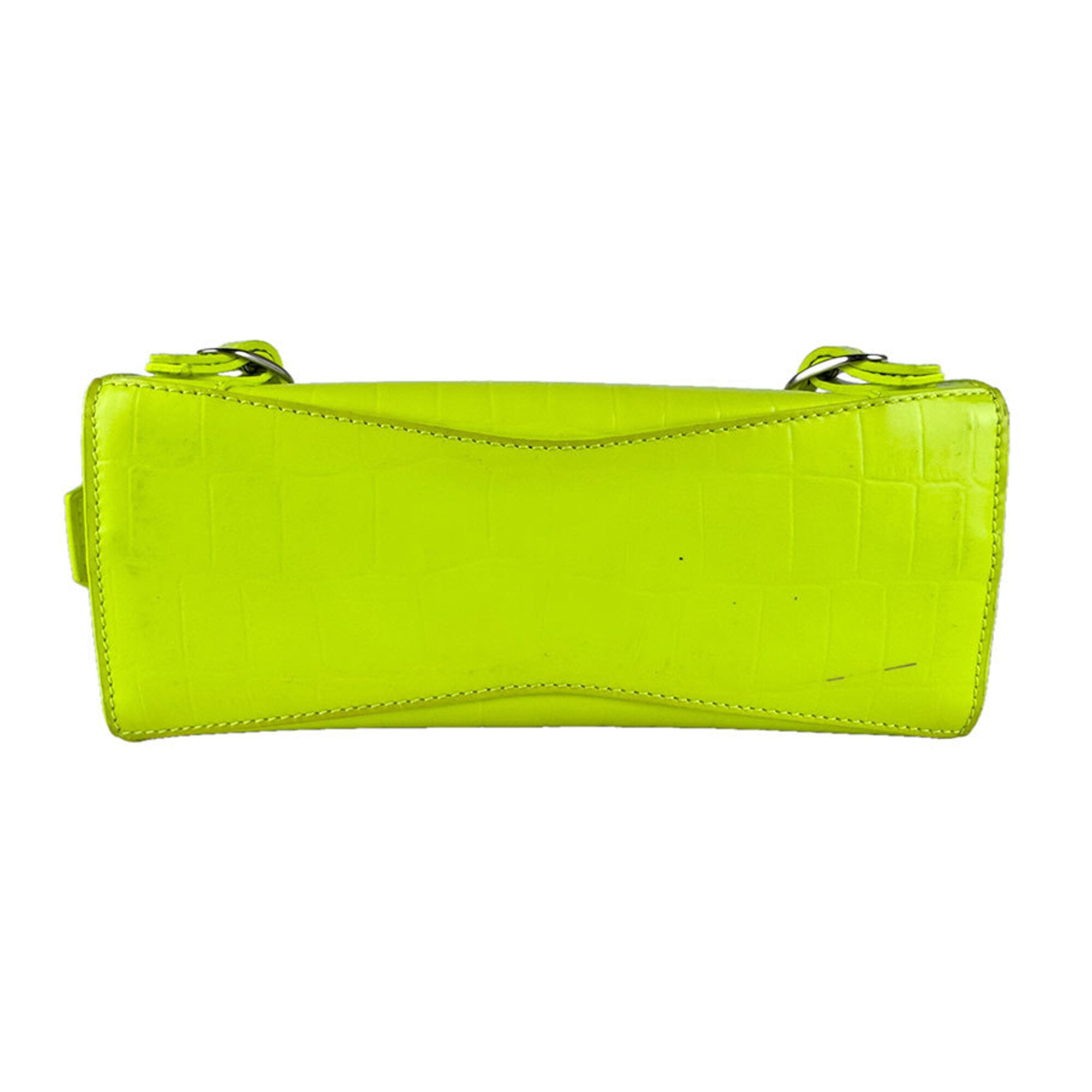 Balenciaga Yellow Leather Handbag Shoulder Bag (Pre-Owned)