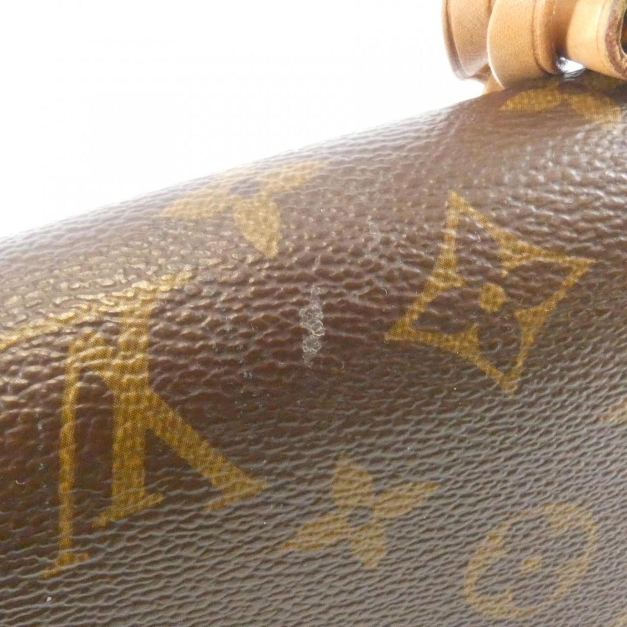 Louis Vuitton Monogram Fuchsia Marron Coated Canvas Handbag (Pre-Owned)