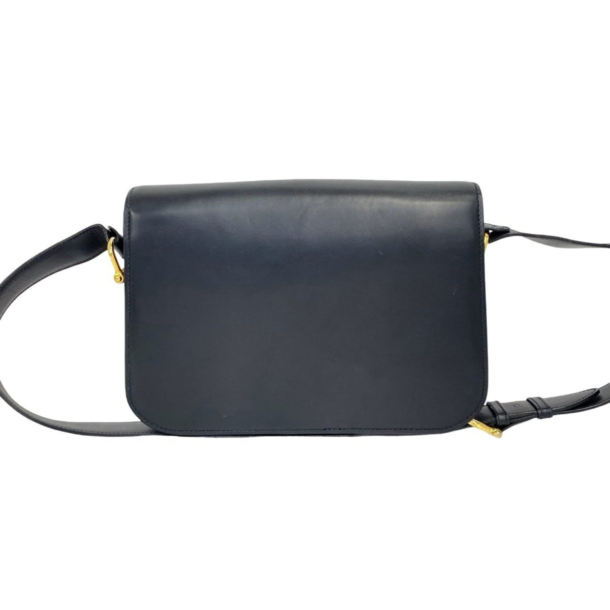 Celine Black Leather Pochette Shoulder Bag (Pre-Owned)