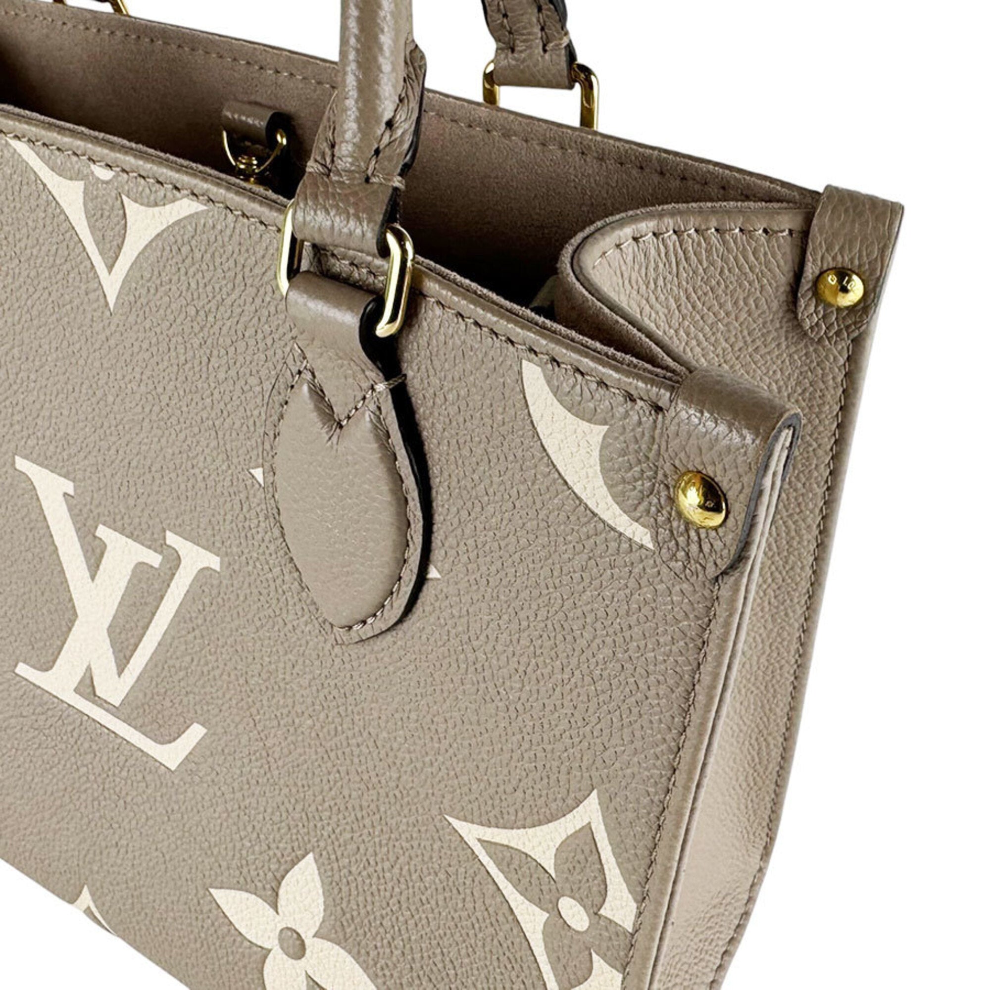 Louis Vuitton Tourterelle Monogram Empreinte Handbag (Pre-Owned)