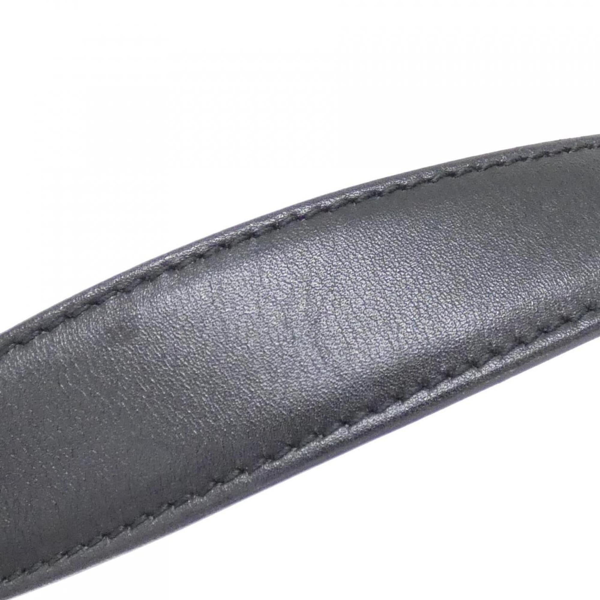 Gucci Black Denim Leather Shoulder Bag (Pre-Owned)