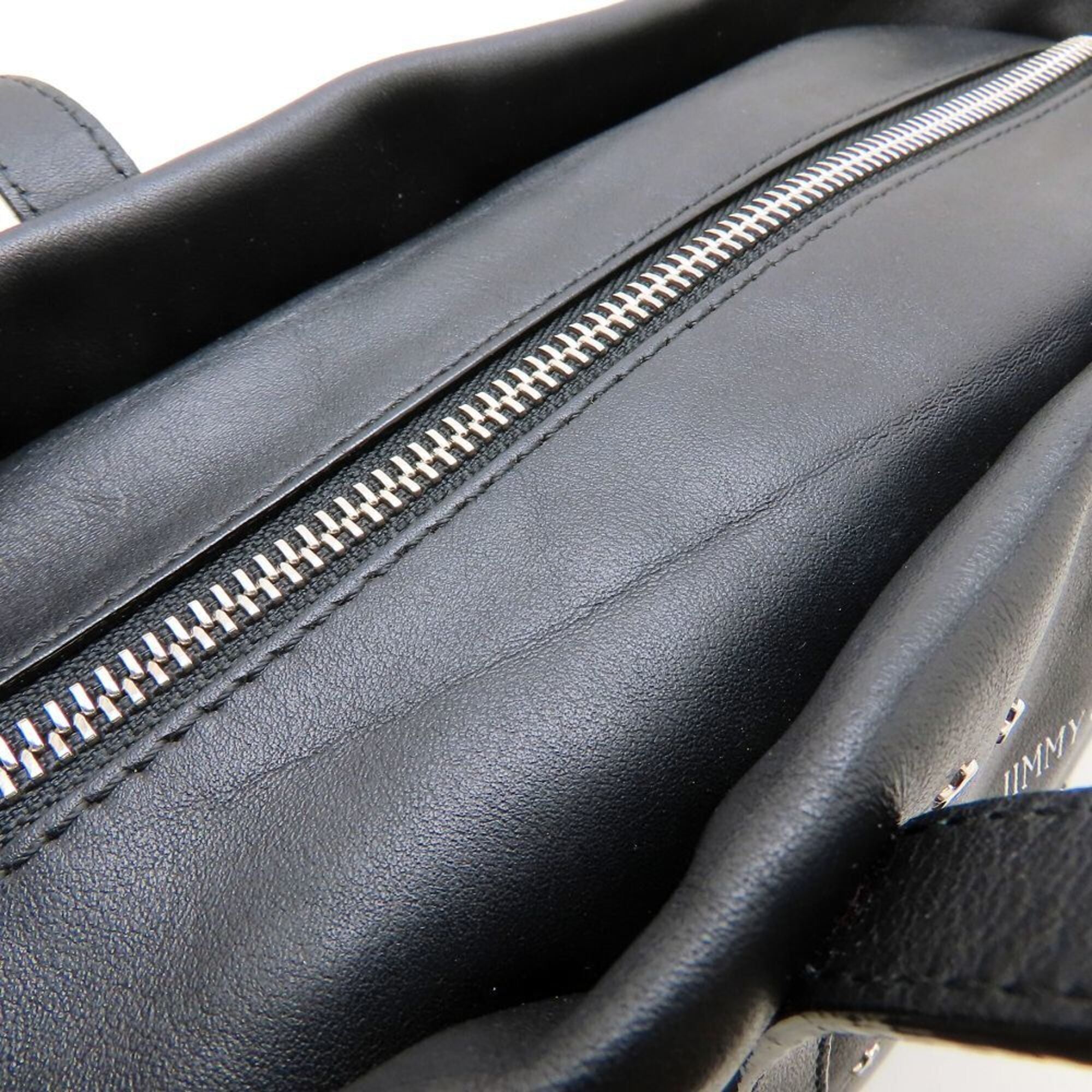 Jimmy Choo Black Leather Handbag (Pre-Owned)