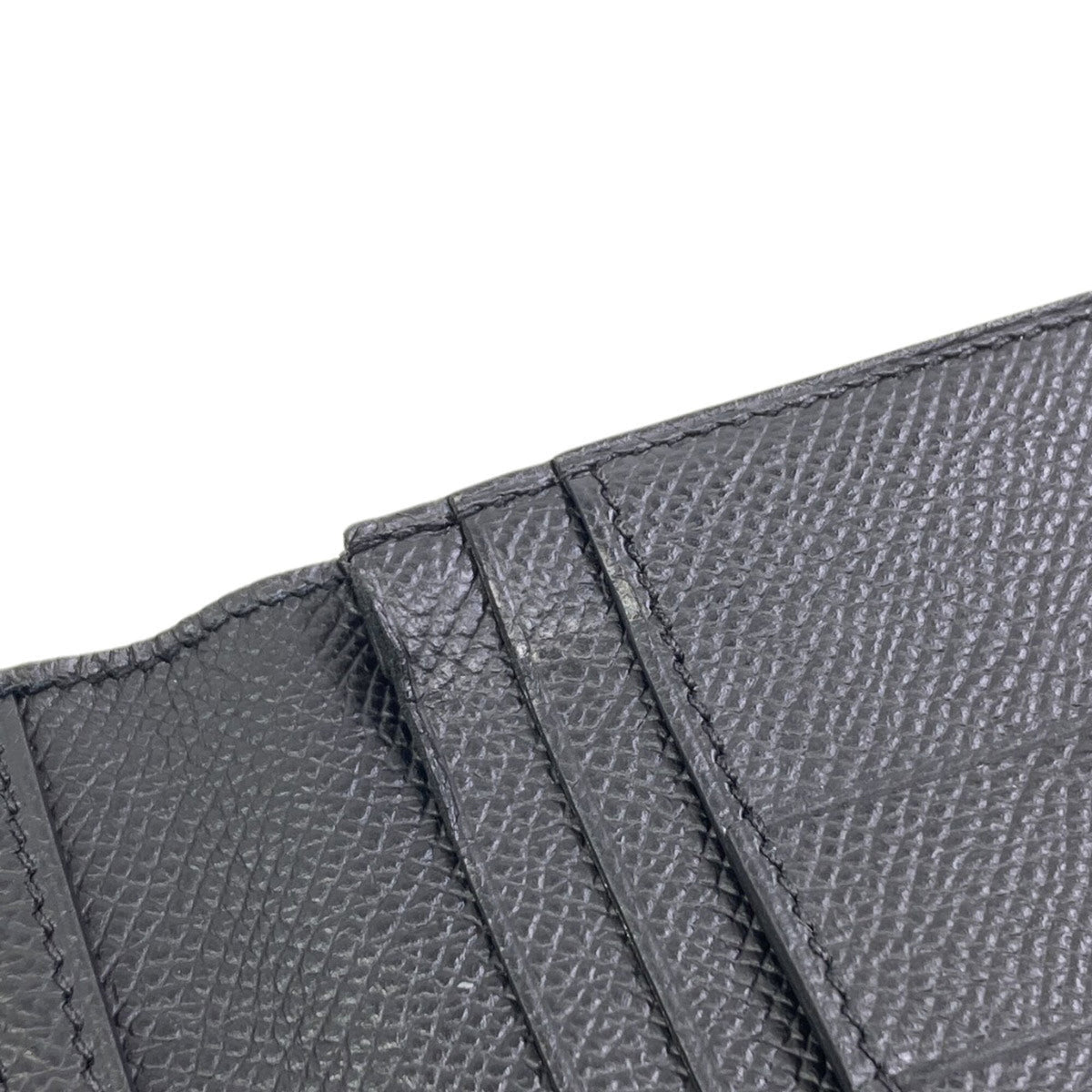 Hermes Black Epsom Leather Long Wallet (Bi-Fold) (Pre-Owned)