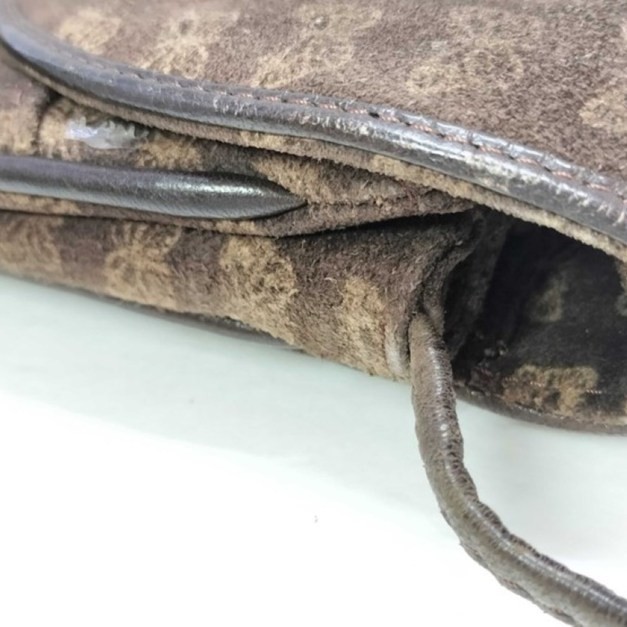 Bottega Veneta Brown Suede Leather Shoulder Bag (Pre-Owned)