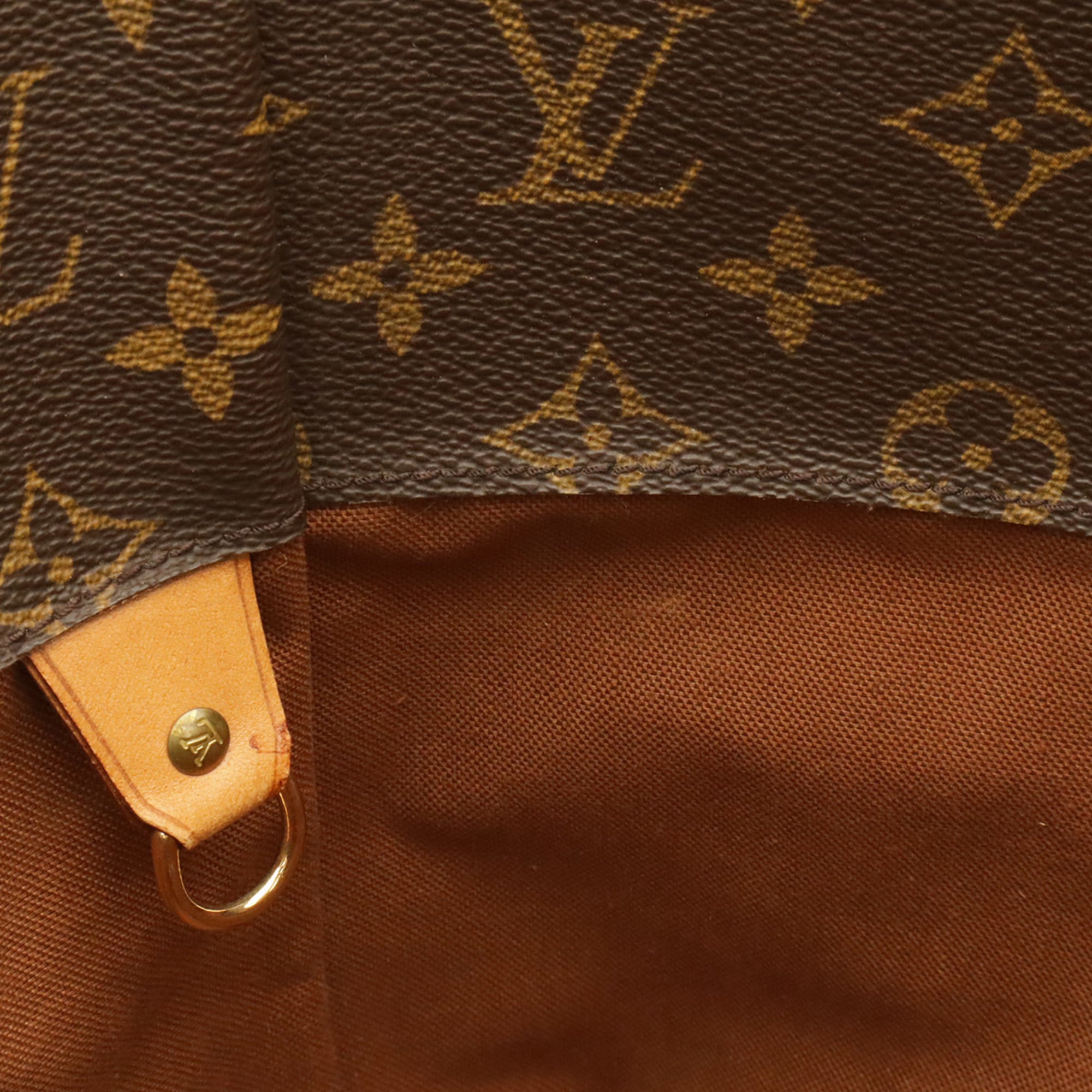 Louis Vuitton Brown Monogram Canvas Pvc Coated Canvas Shoulder Bag Tote Bag (Pre-Owned)