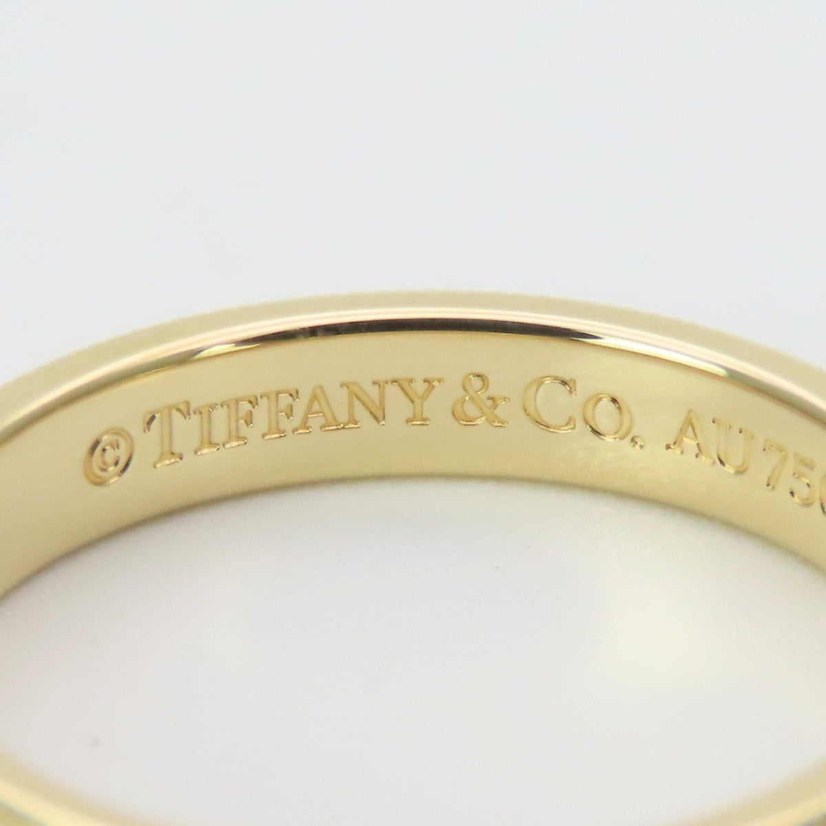 Tiffany Platinum Yellow Gold Yellow Gold (18K) Platinum 950 Band Ring (Pre-Owned)