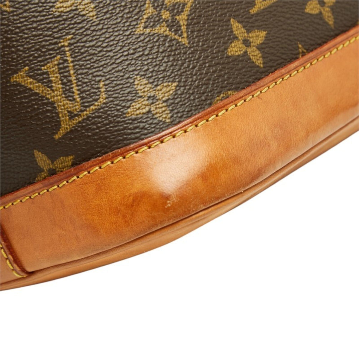 Louis Vuitton Brown Pvc Leather Handbag (Pre-Owned)