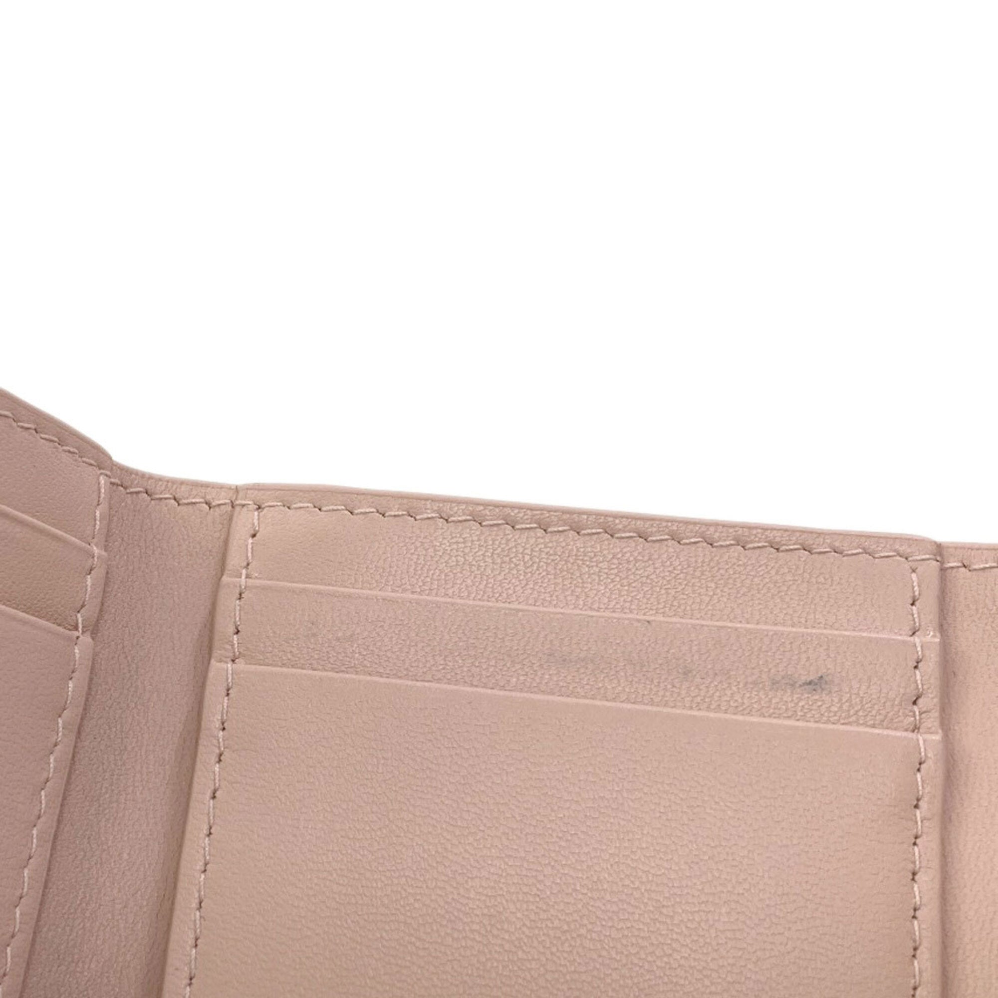 Christian Dior Pink Patent Leather Wallet (Bi-Fold) (Pre-Owned)