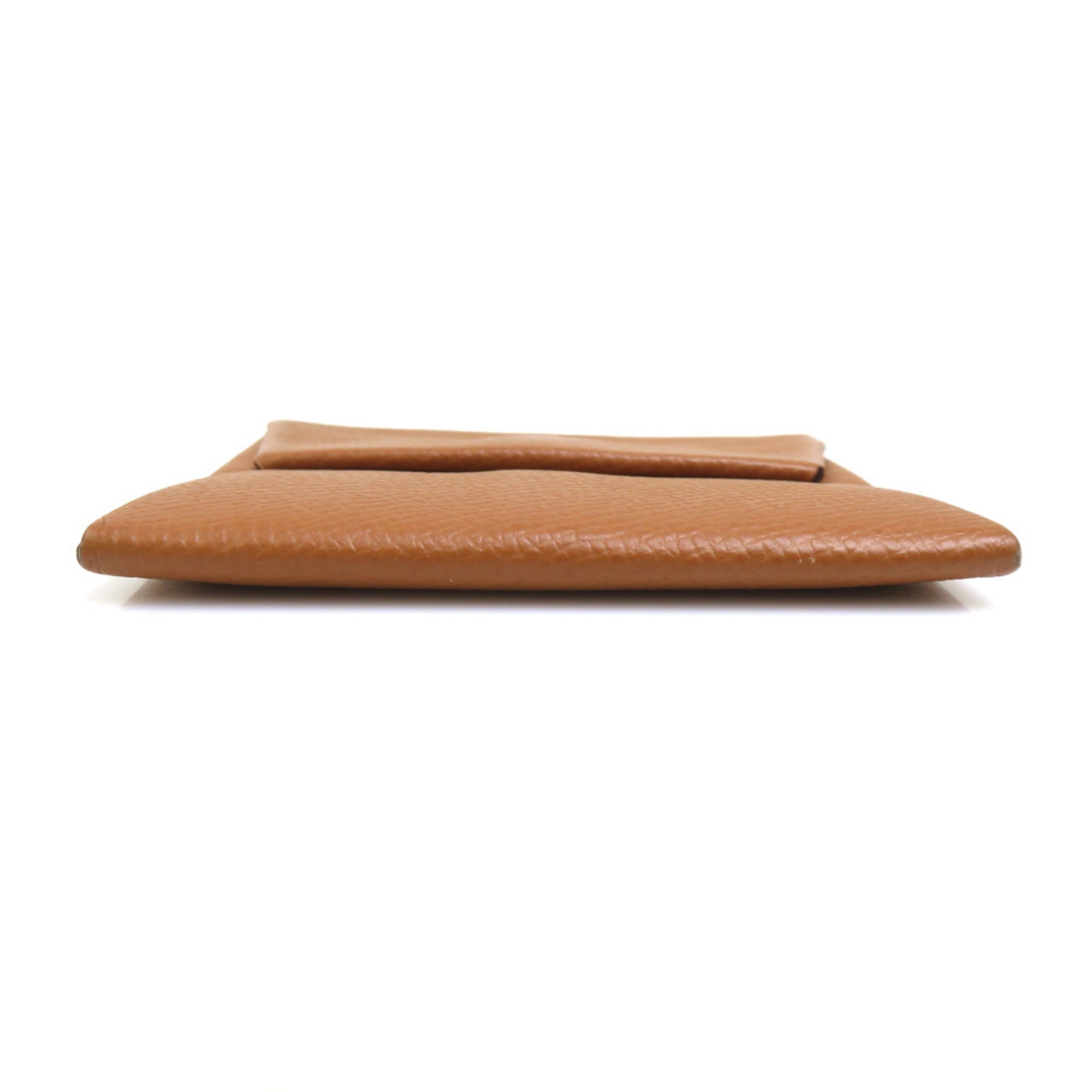 Hermes Brown Epsom Leather Coin Purse/Coin Case (Pre-Owned)