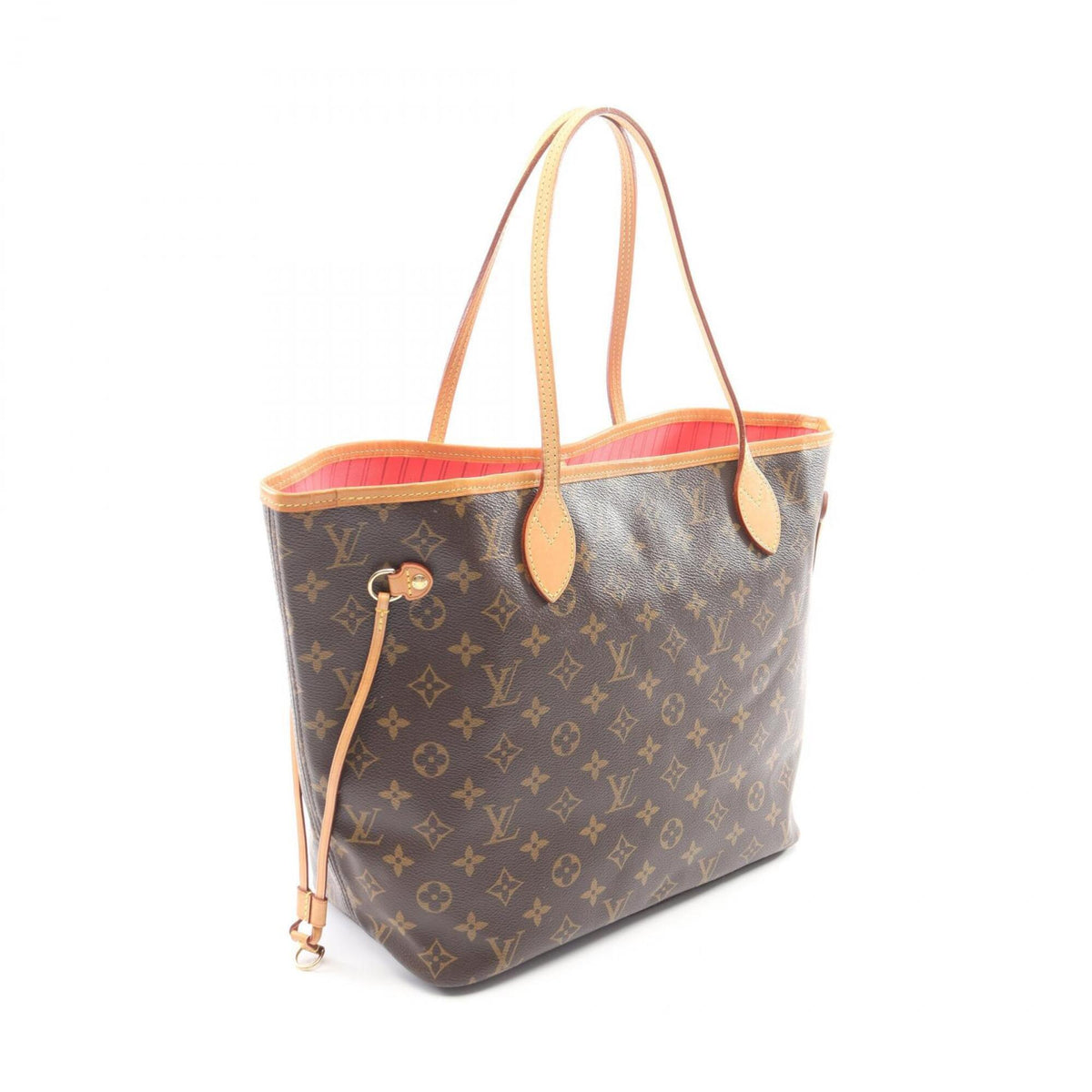 Louis Vuitton Brown Grenade Monogram Pink Monogram Leather Handbag Tote Bag (Pre-Owned)