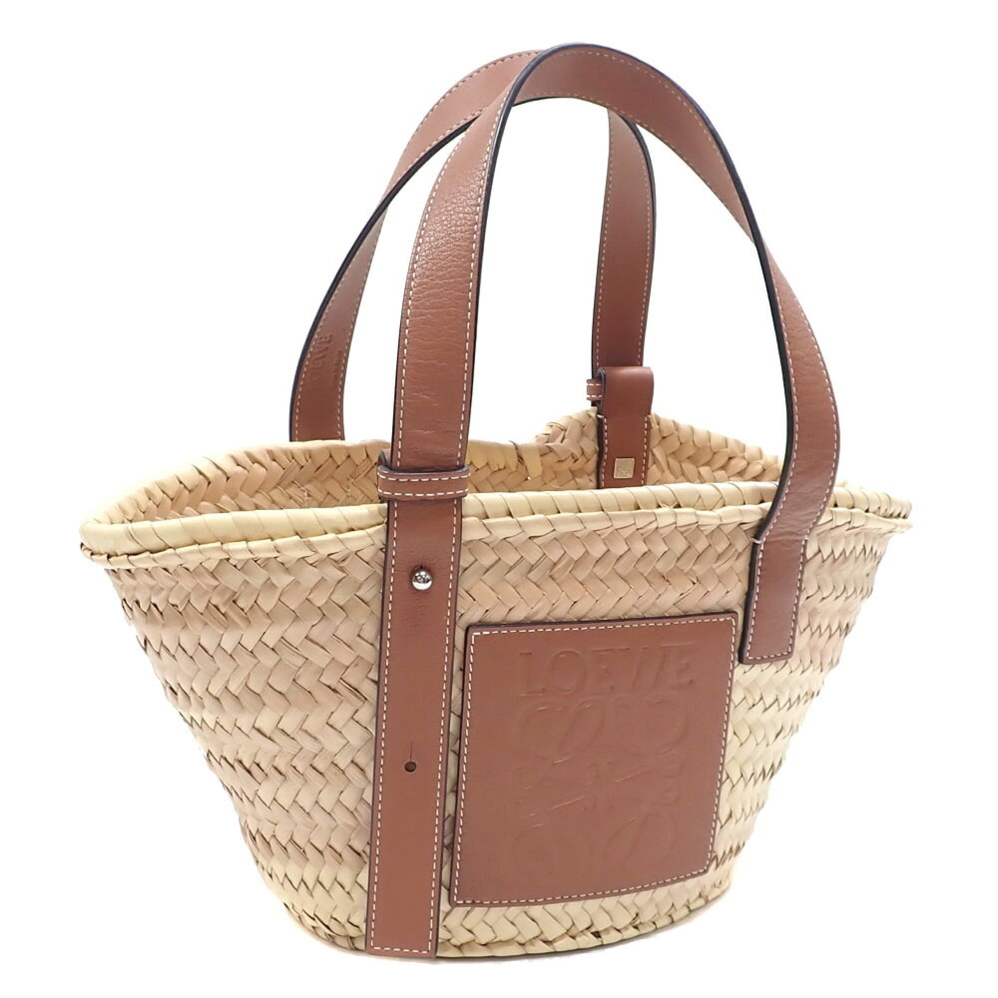 Loewe Leather Basket Handbag (Pre-Owned)