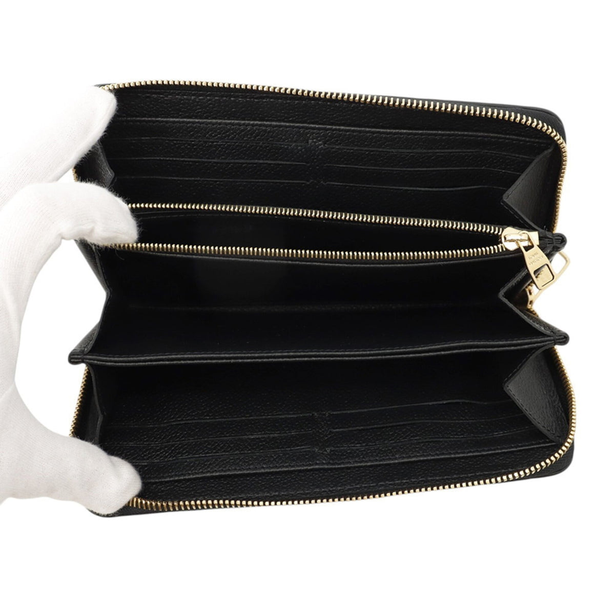 Louis Vuitton Monogram Empreinte Black Noir Monogram Empreinte Long Wallet (Bi-Fold) (Pre-Owned)