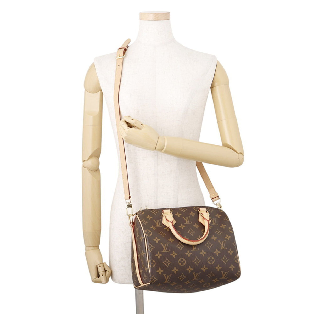 Louis Vuitton Brown Monogram Handbag Shoulder Bag (Pre-Owned)