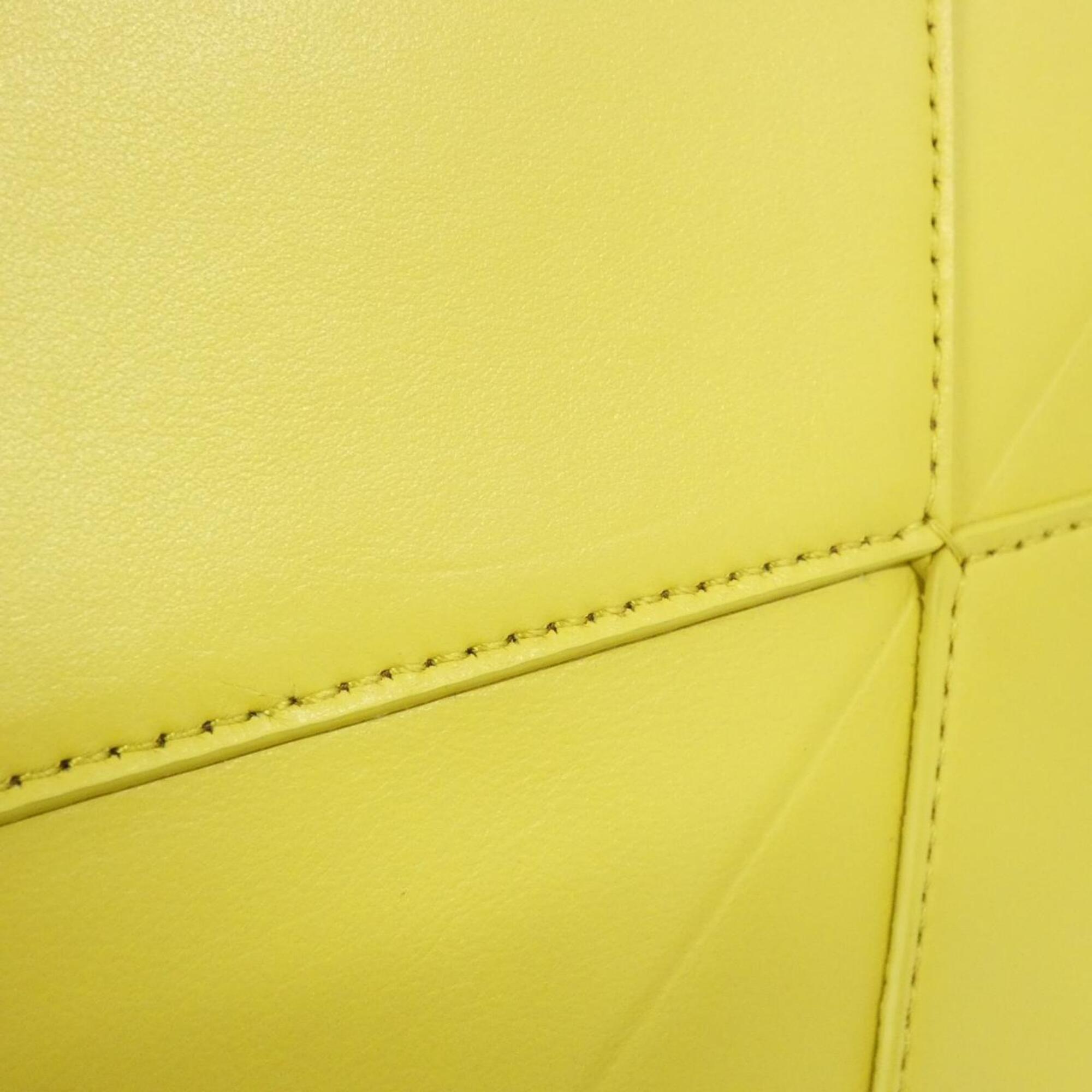 Loewe Yellow Leather Handbag Pouch (Pre-Owned)