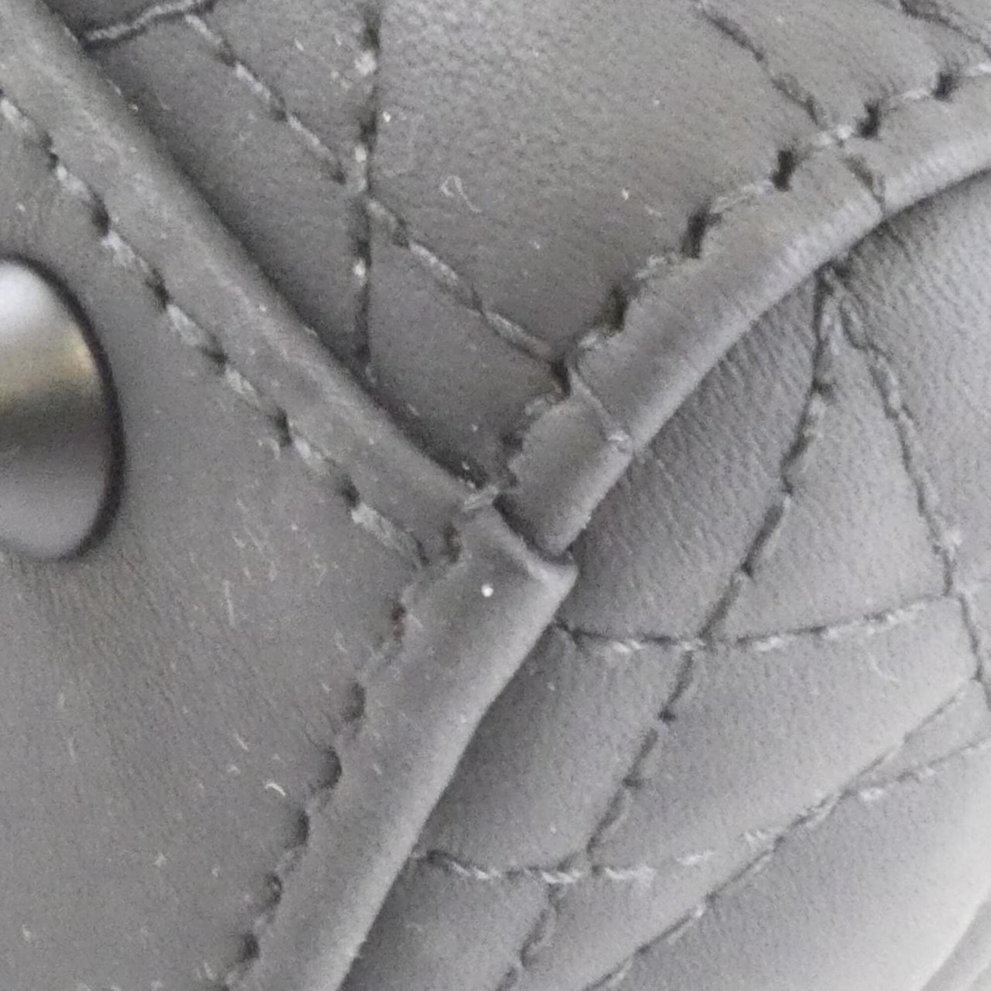 Christian Dior Lady Dior Black Leather Handbag (Pre-Owned)
