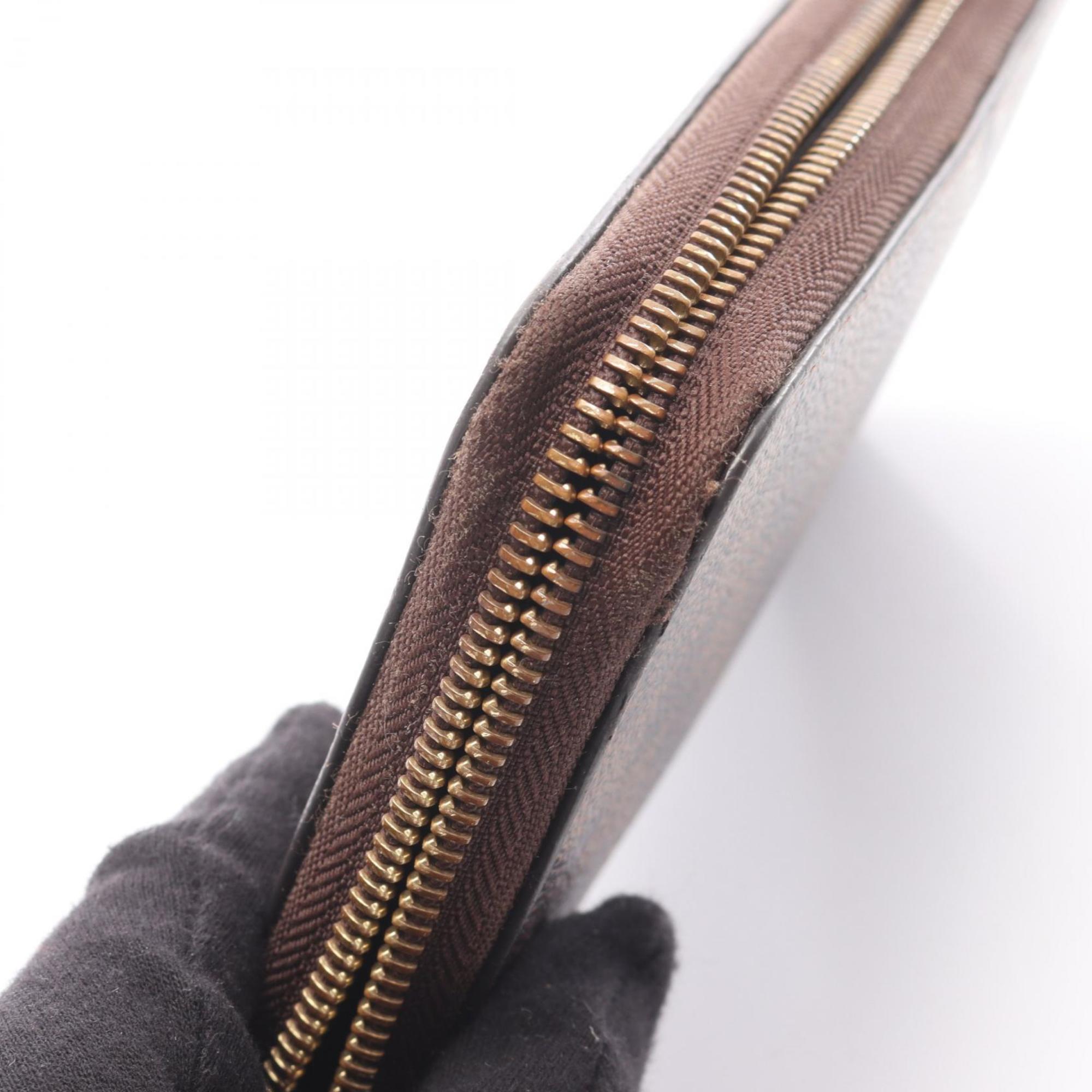 Louis Vuitton Brown Ebene Damier Canvas Pvc Long Wallet (Bi-Fold) (Pre-Owned)