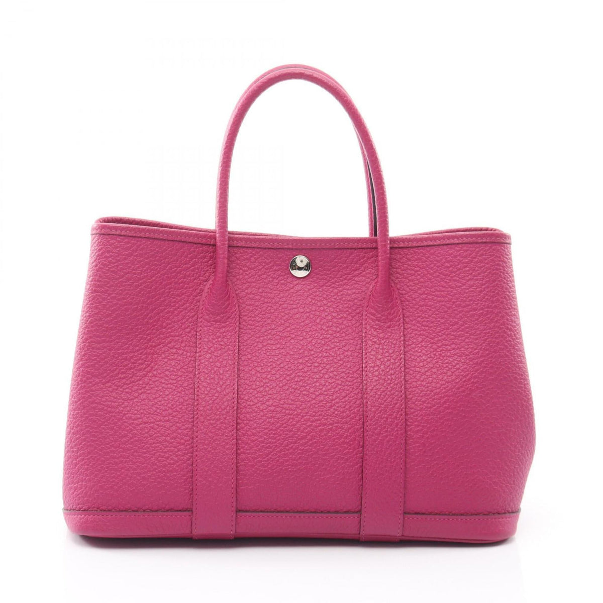 Hermes Pink Rose Purple Country Leather Handbag Tote Bag (Pre-Owned)