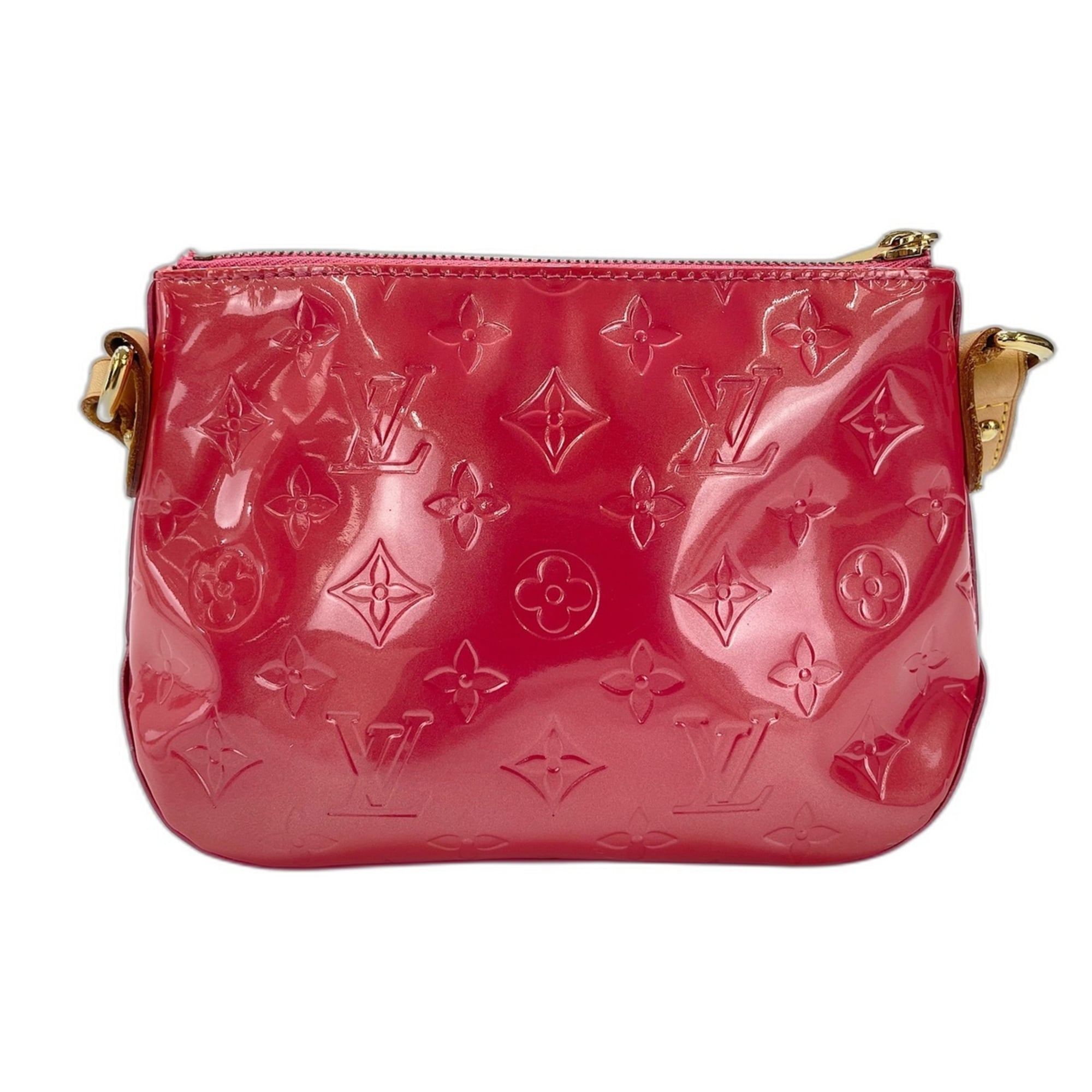 Louis Vuitton Red Color Vernis Shoulder Bag (Pre-Owned)