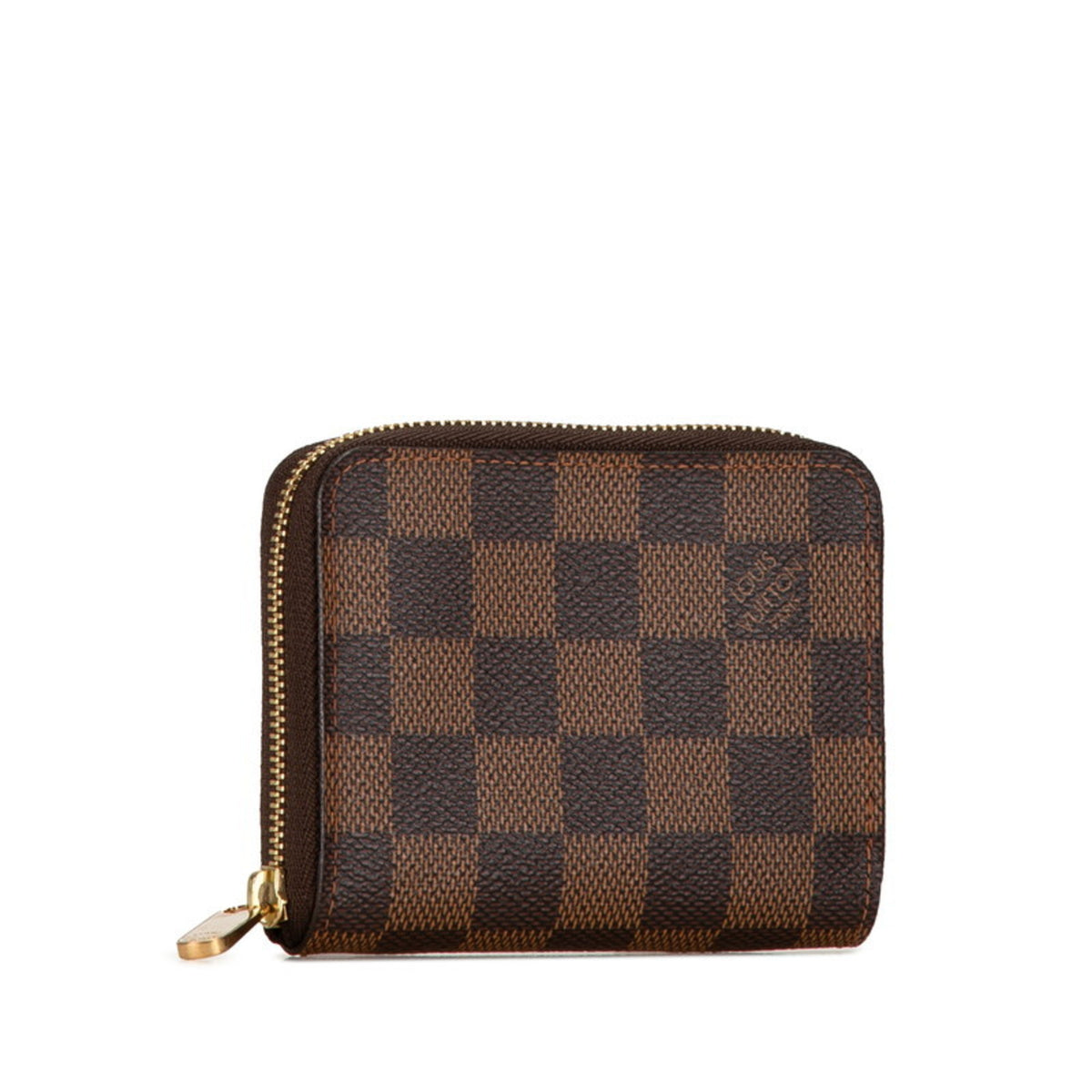 Louis Vuitton Brown Damier Canvas Pvc Leather Coin Purse/Coin Case (Pre-Owned)