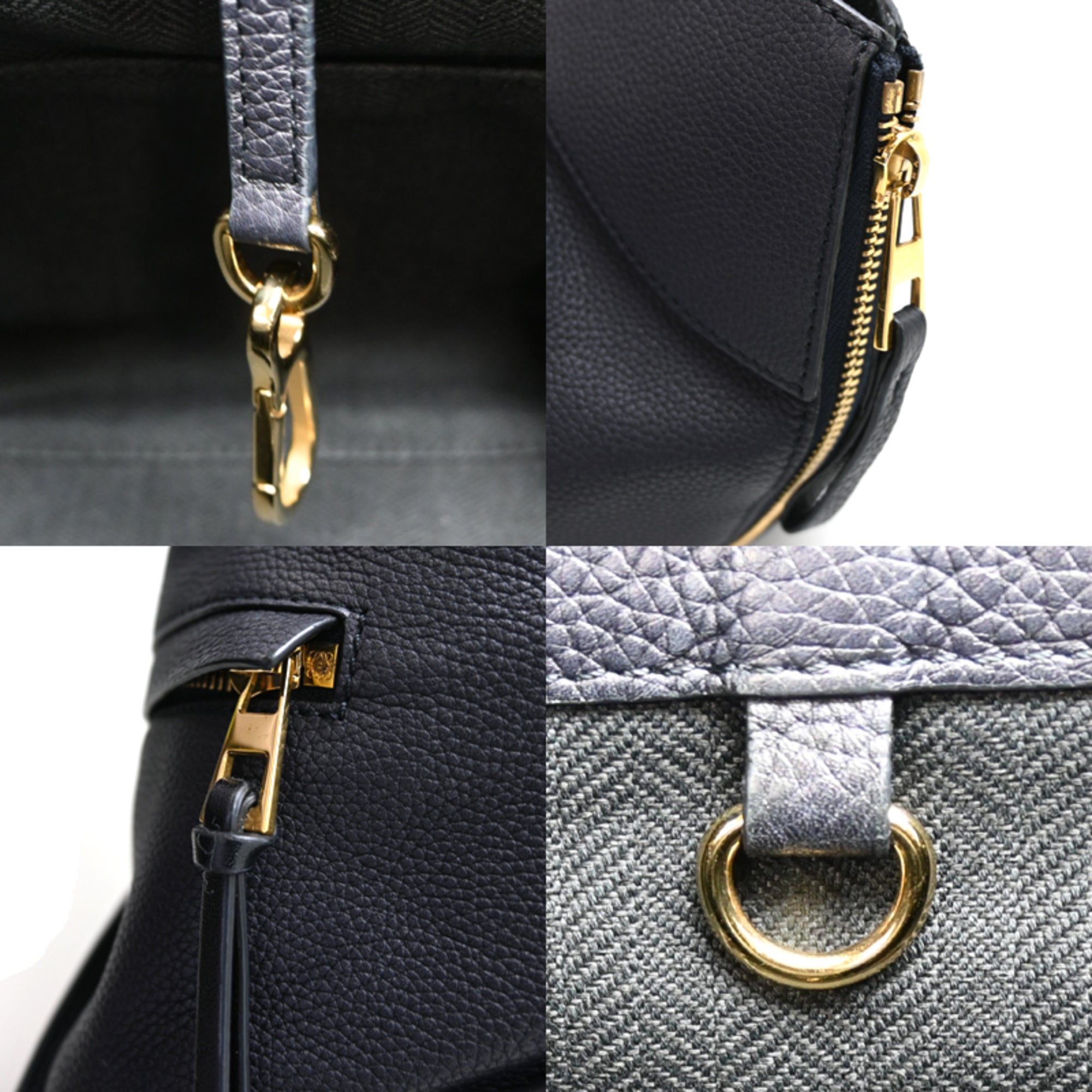 Loewe Black Leather Tote Bag (Pre-Owned)
