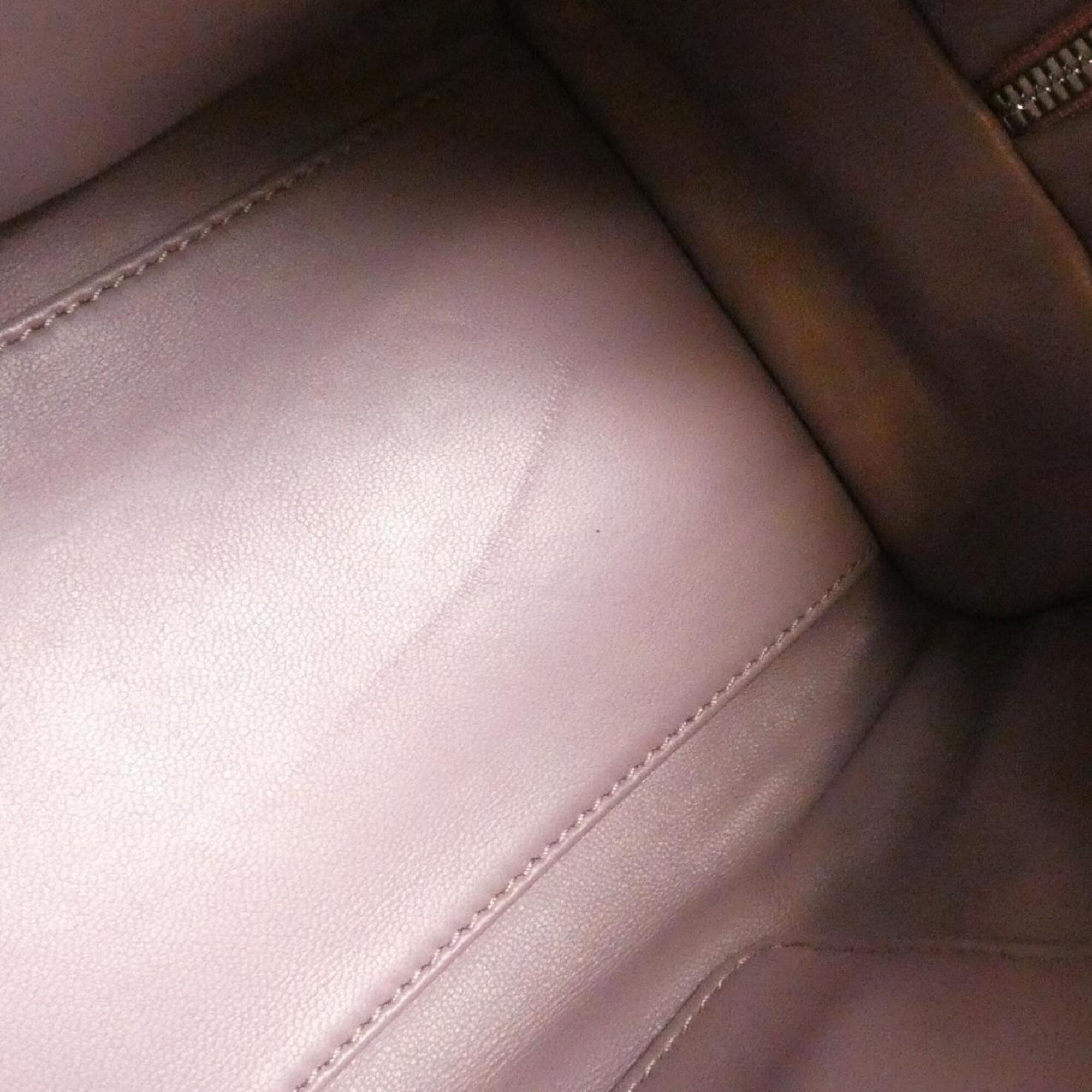 Loewe Pink Purple Leather Handbag (Pre-Owned)