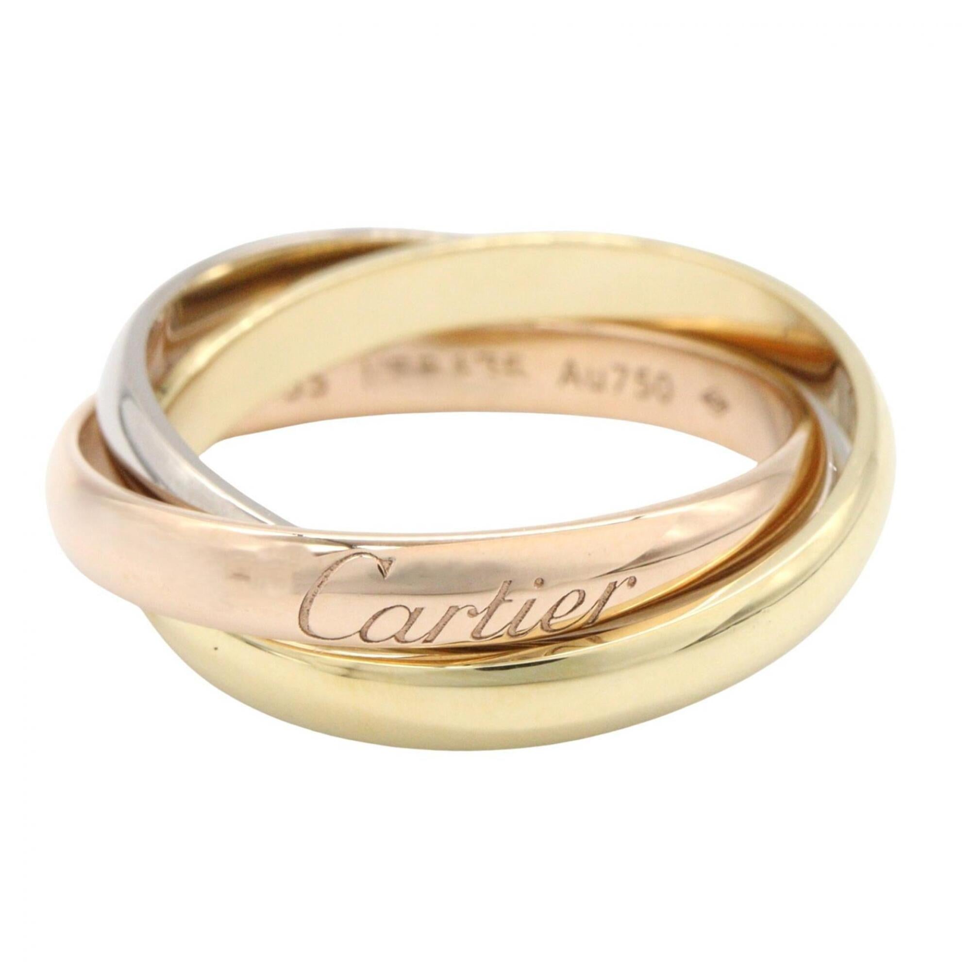 Cartier Gold Silver Yellow Gold (18K) Pink Gold (18K) White Gold (18K) Band Ring (Pre-Owned)