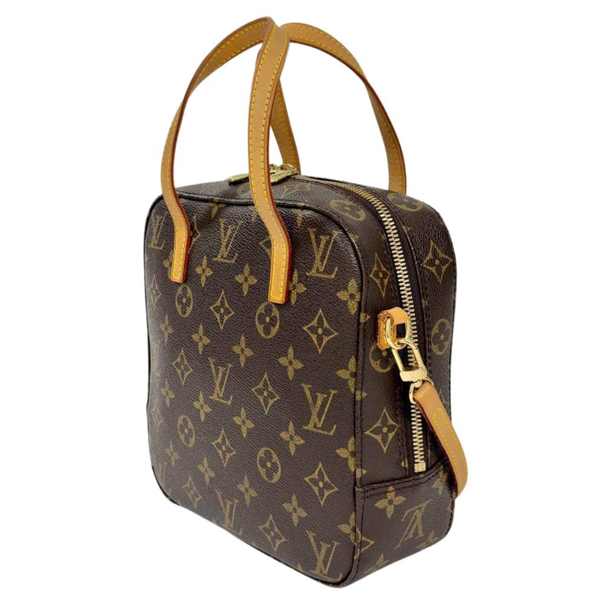 Louis Vuitton Brown Monogram Canvas Handbag (Pre-Owned)