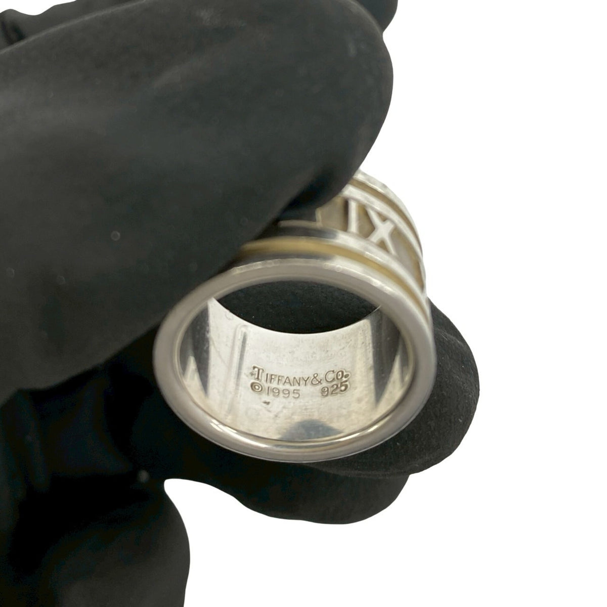 Tiffany Silver Silver 925 Band Ring (Pre-Owned)