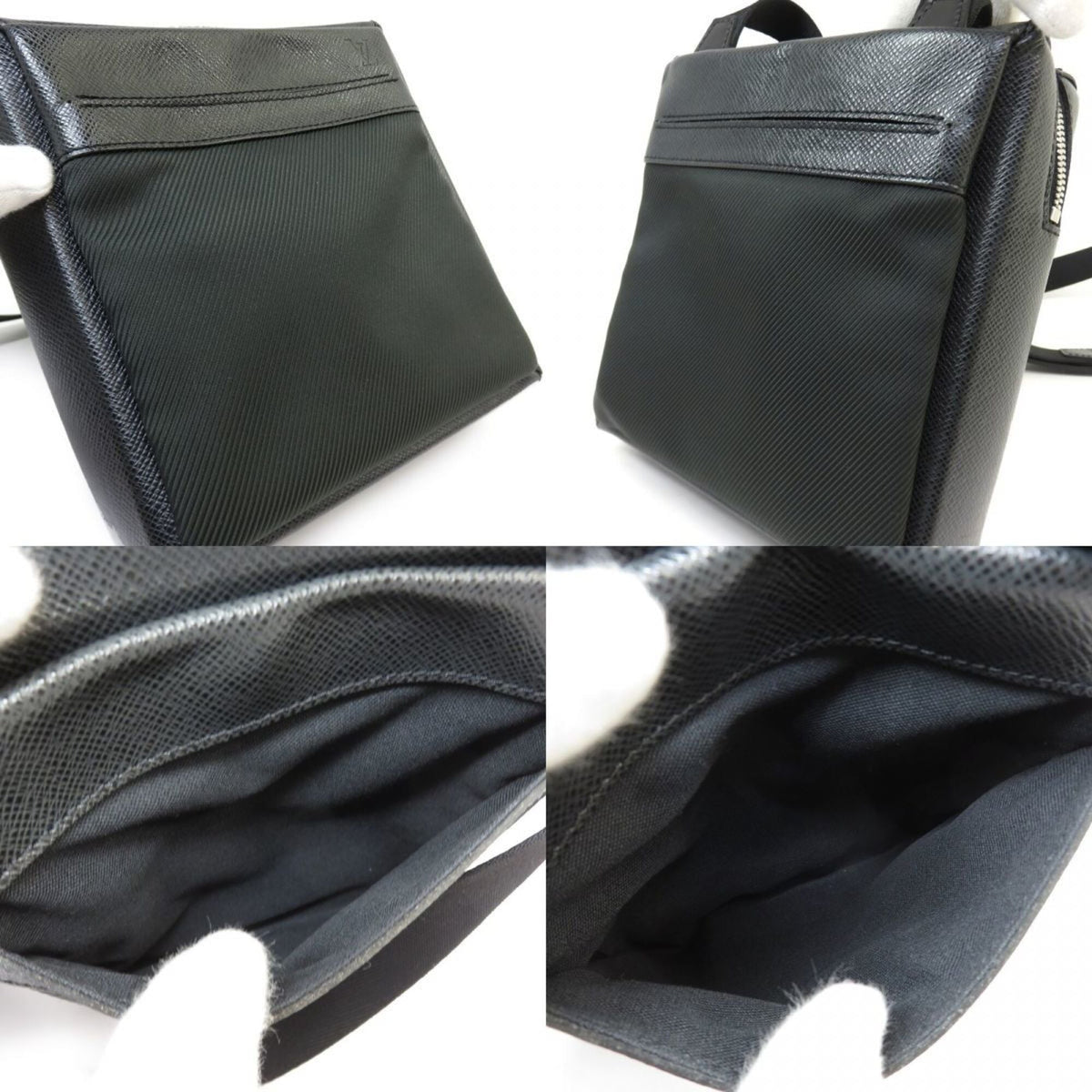 Louis Vuitton Ardoise Taiga Leather Shoulder Bag (Pre-Owned)
