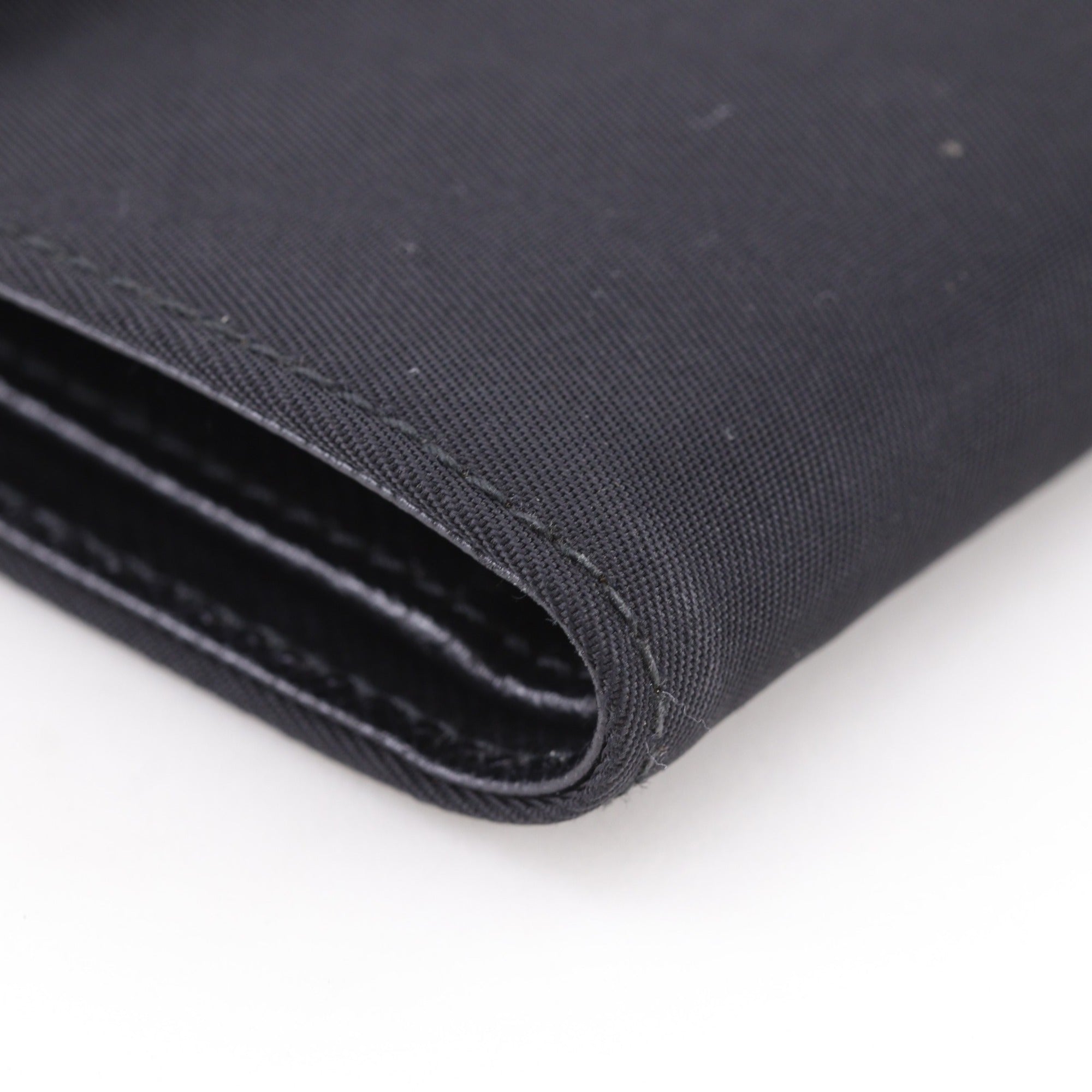 Prada Black Nylon Wallet (Tri-Fold) (Pre-Owned)