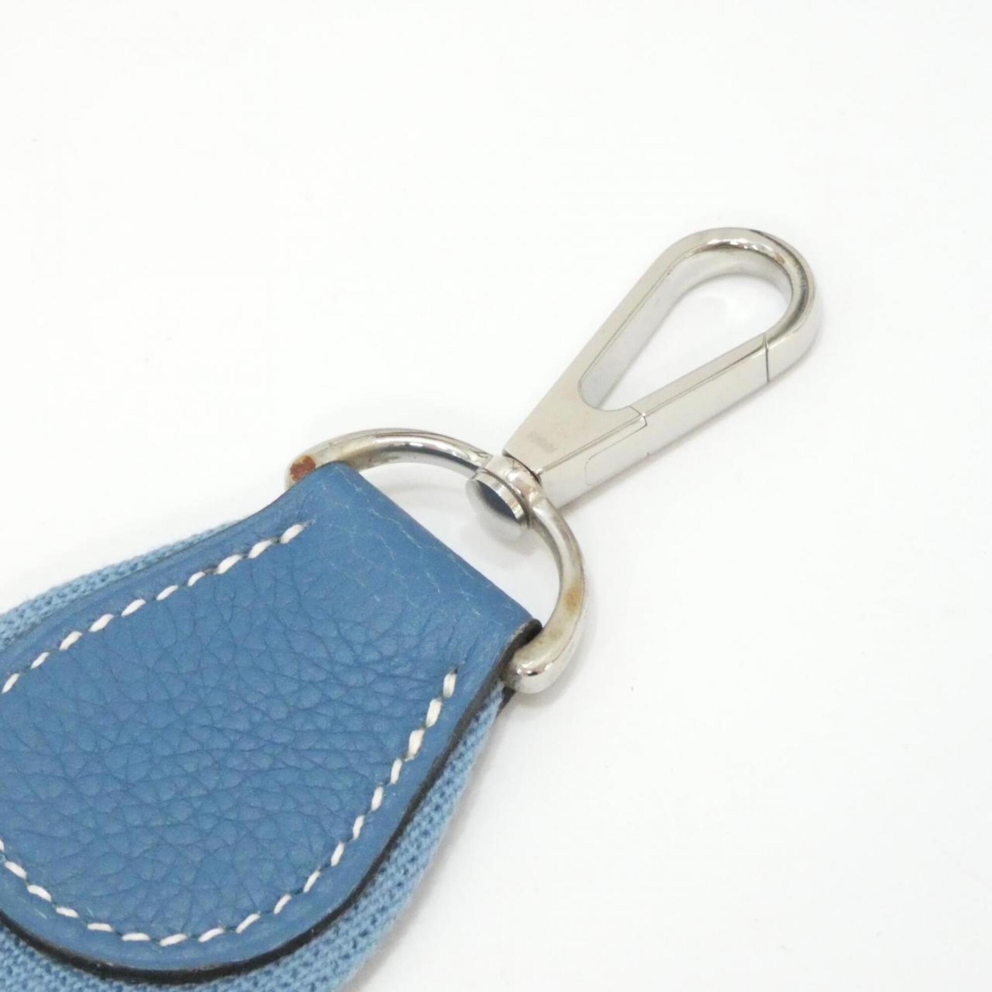 Hermes Blue Blue Jean Taurillon Clemence Leather Shoulder Bag (Pre-Owned)