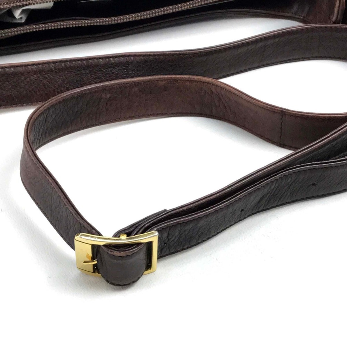 Bally Brown Leather Shoulder Bag (Pre-Owned)
