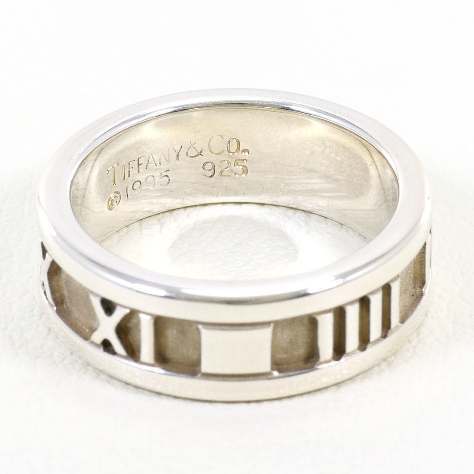Tiffany Silver Silver 925 Band Ring (Pre-Owned)