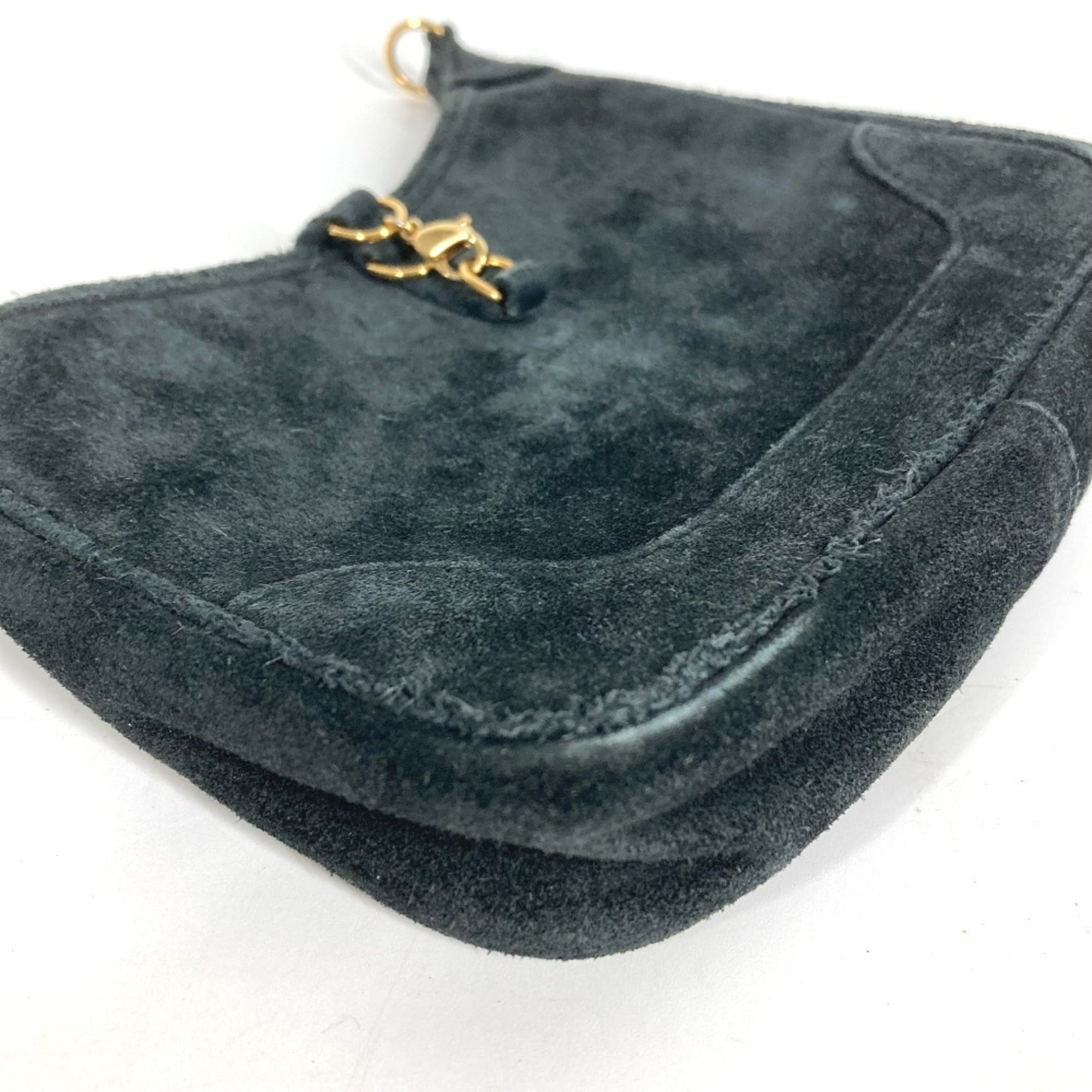 Hermes Trim Black Pochette Shoulder Bag (Pre-Owned)